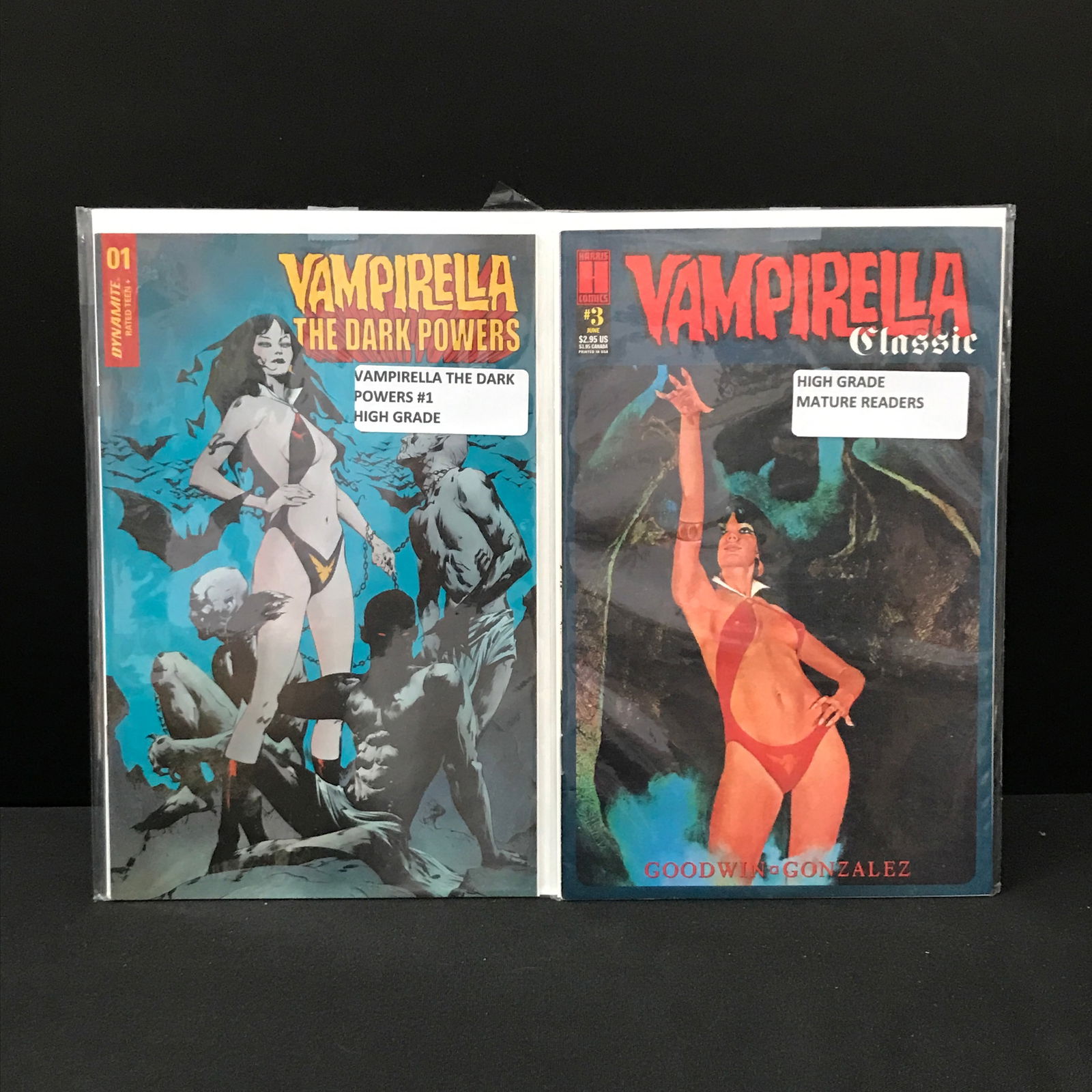 LOT OF 2 VAMPIRELLA COMICS - DYNAMITE COMICS (1 of 1)