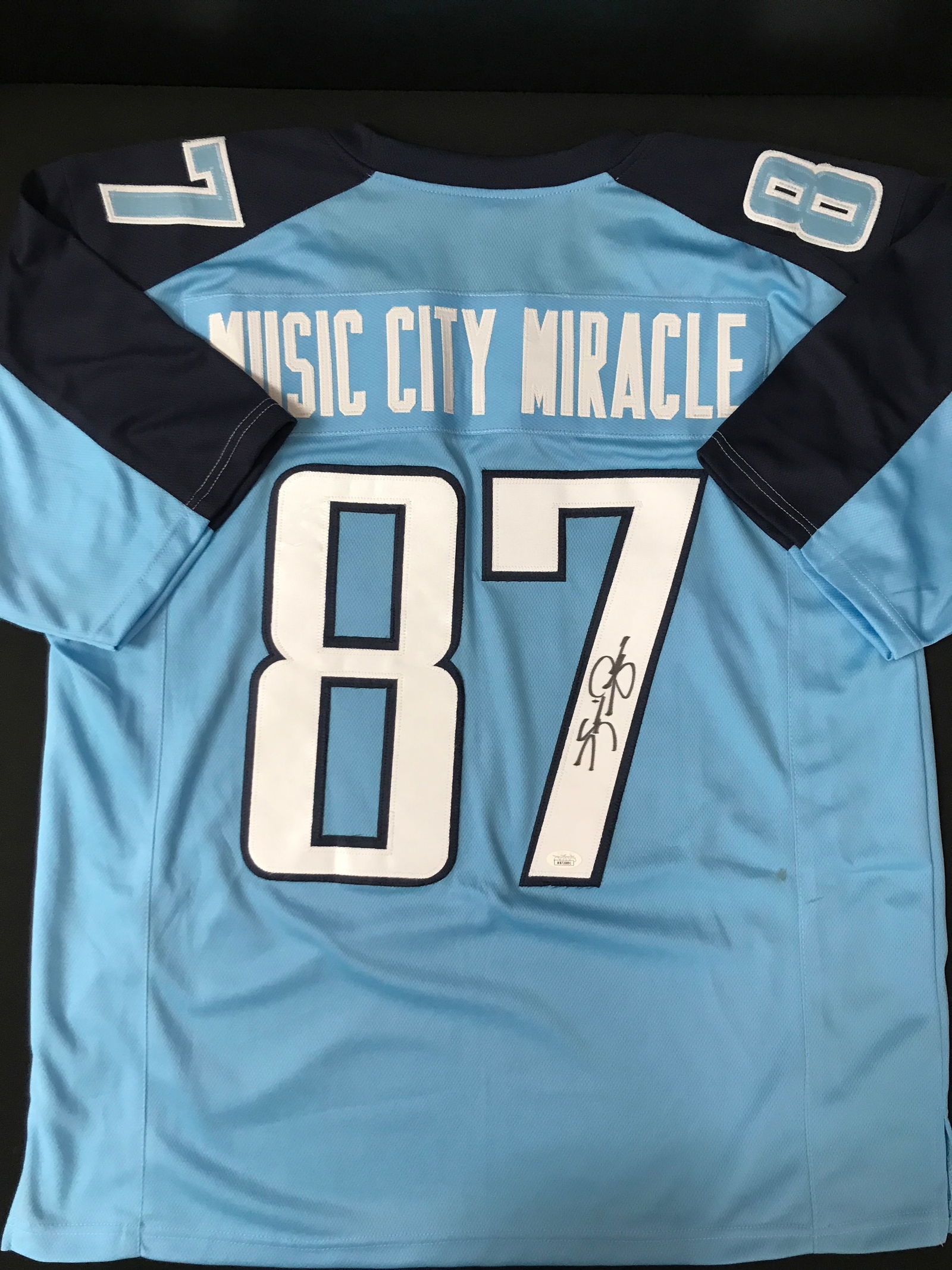 KEVIN DYSON SIGNED TENNESSE TITANS JERSEY - JSA COA (1 of 3)
