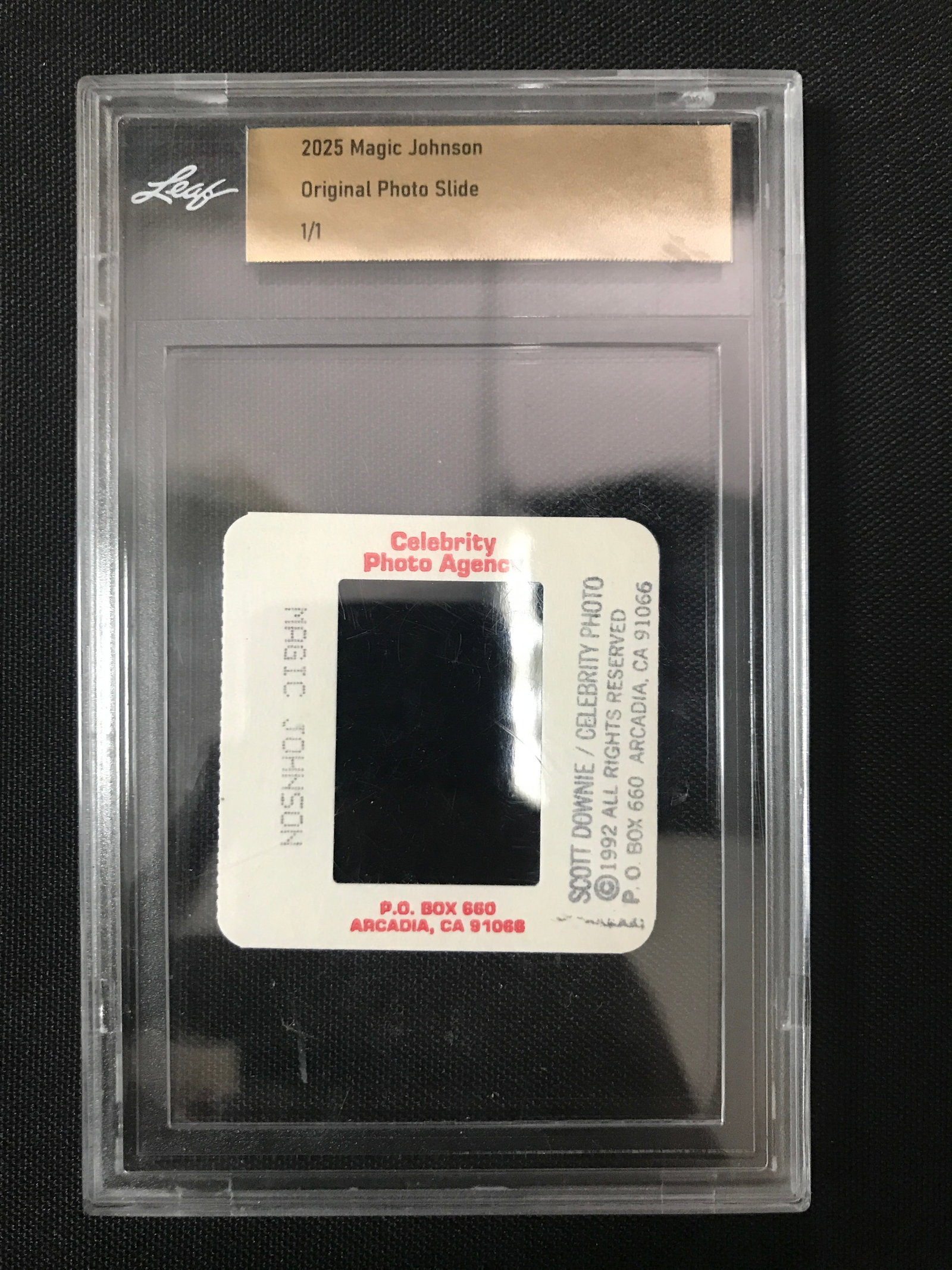 2025 MAGIC JOHNSON ORIGINAL PHOTO SLIDE 1/1: Prices are in Canadian dollars