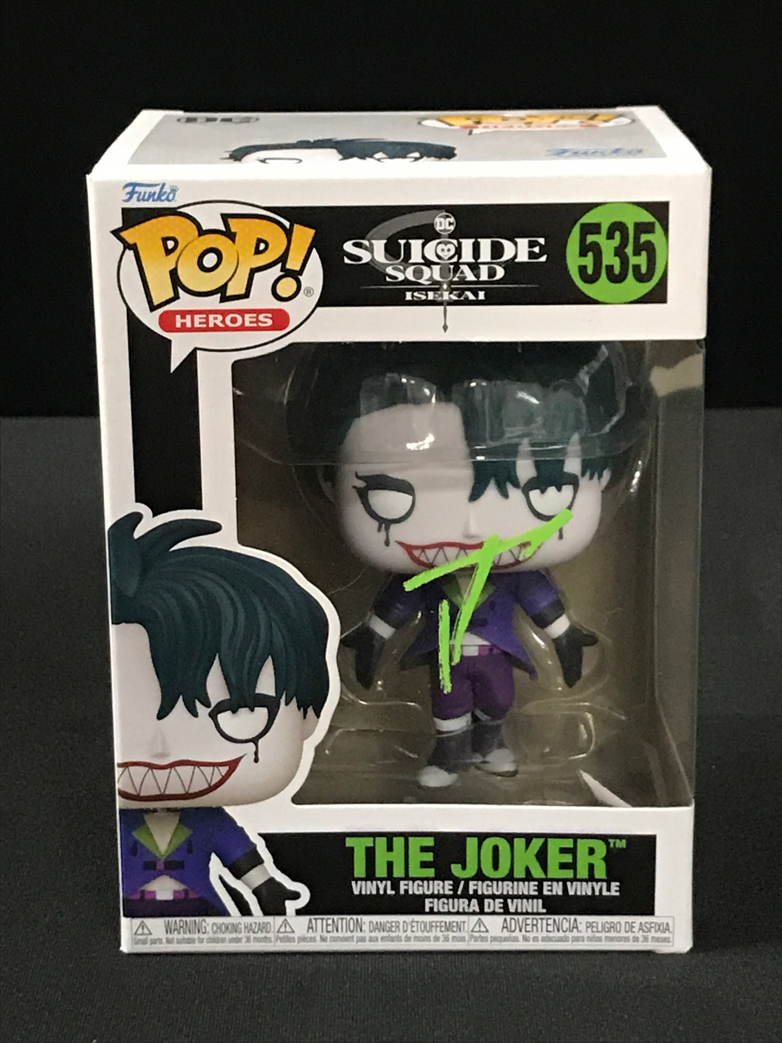 JARED LETO SIGNED JOKER FUNKO POP - KB COA (1 of 2)