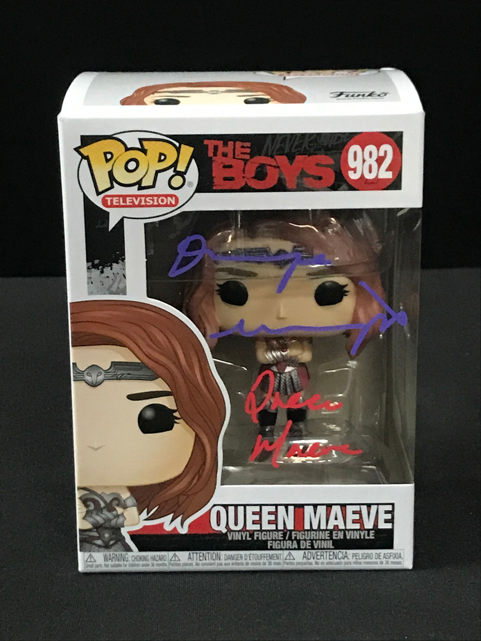 DOMINIQUE MCELLIGOTT SIGNED QUEEN MAEVE FUNKO POP - JSA COA: Prices are in Canadian dollars