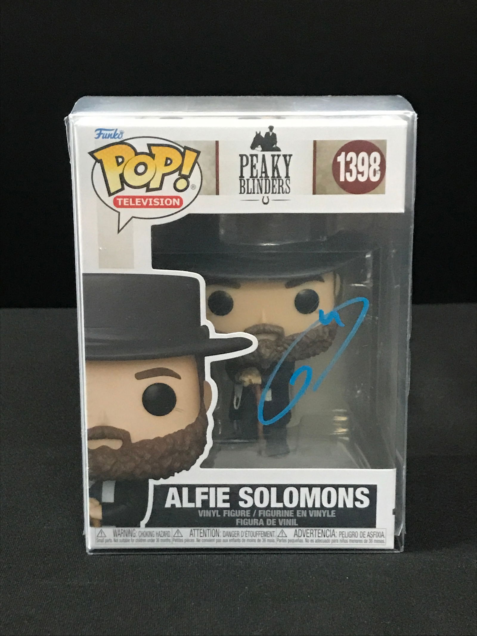 TOM HARDY SIGNED ALFIE SOLOMON FUNKO POP - BECKETT COA (1 of 2)