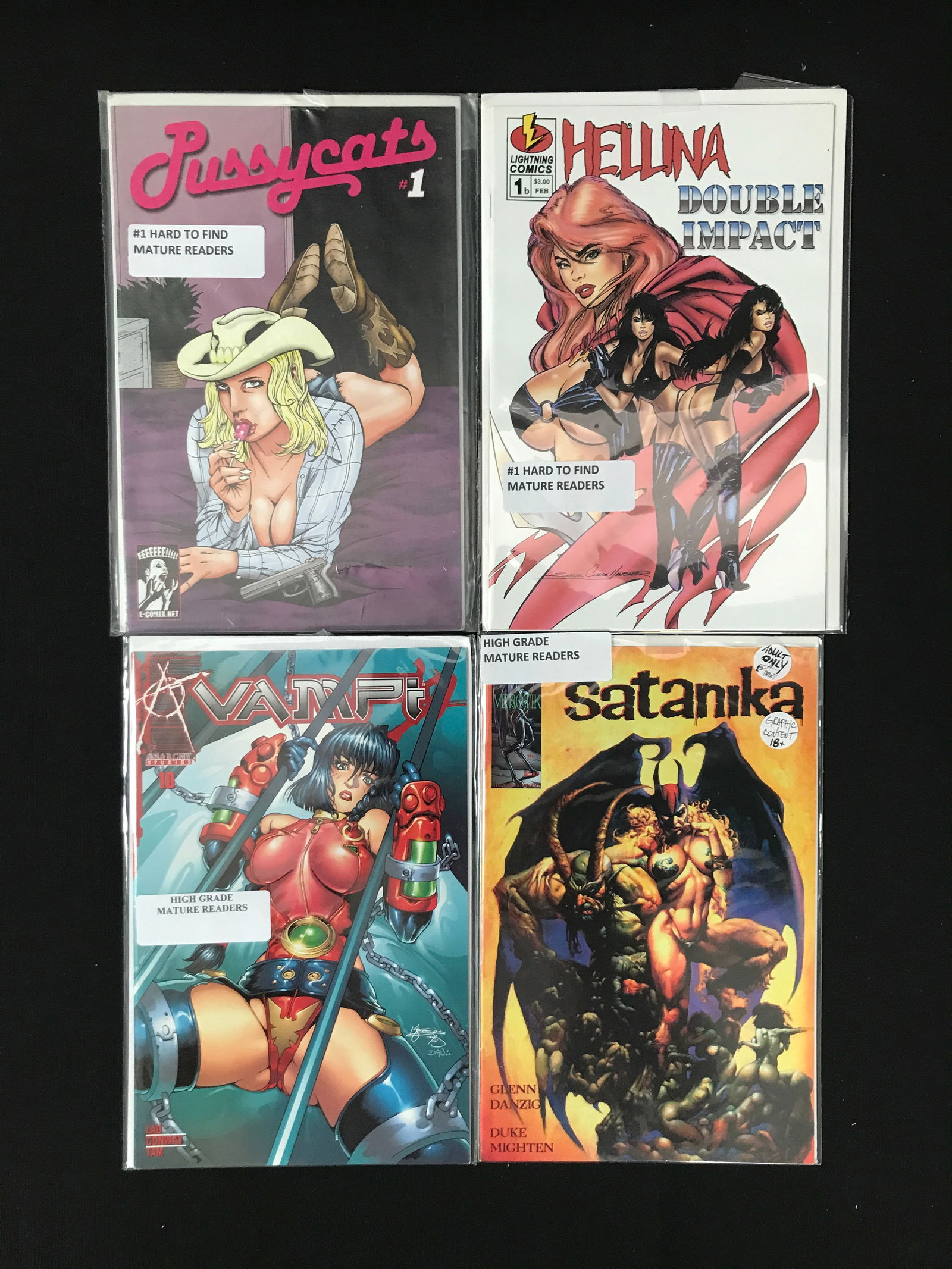 LOT OF 4 MATURE COMICS - VARIOUS PUBLISHERS (1 of 1)