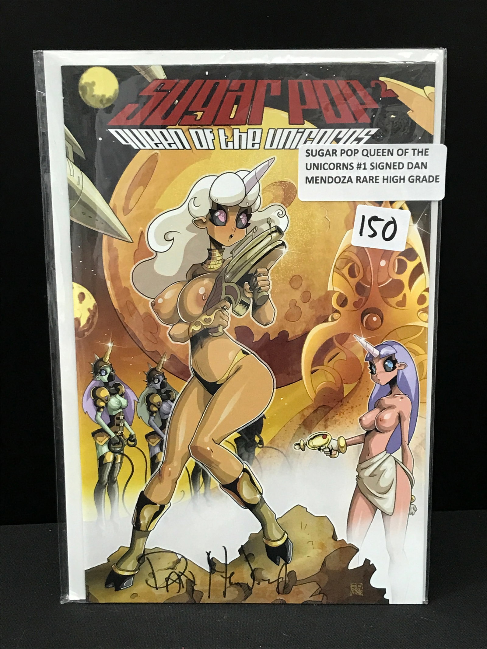 SUGAR POP QUEEN OF THE UNICORNS #1 SIGNED BY DAN MENDOZA: Prices are in Canadian dollars