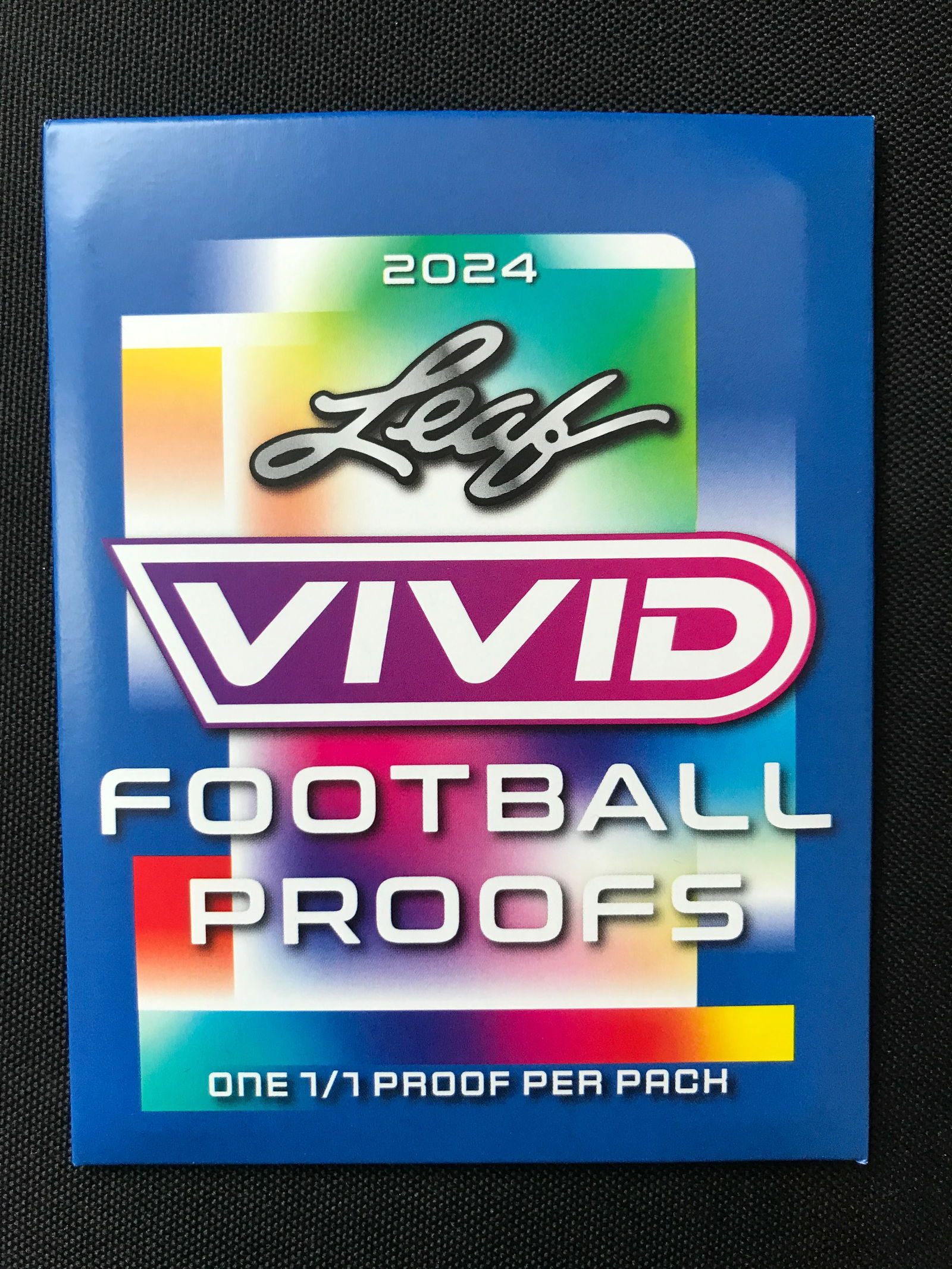 2024 LEAF VIVID FOOTBALL PROOFS 1:1 SEALED (1 of 1)