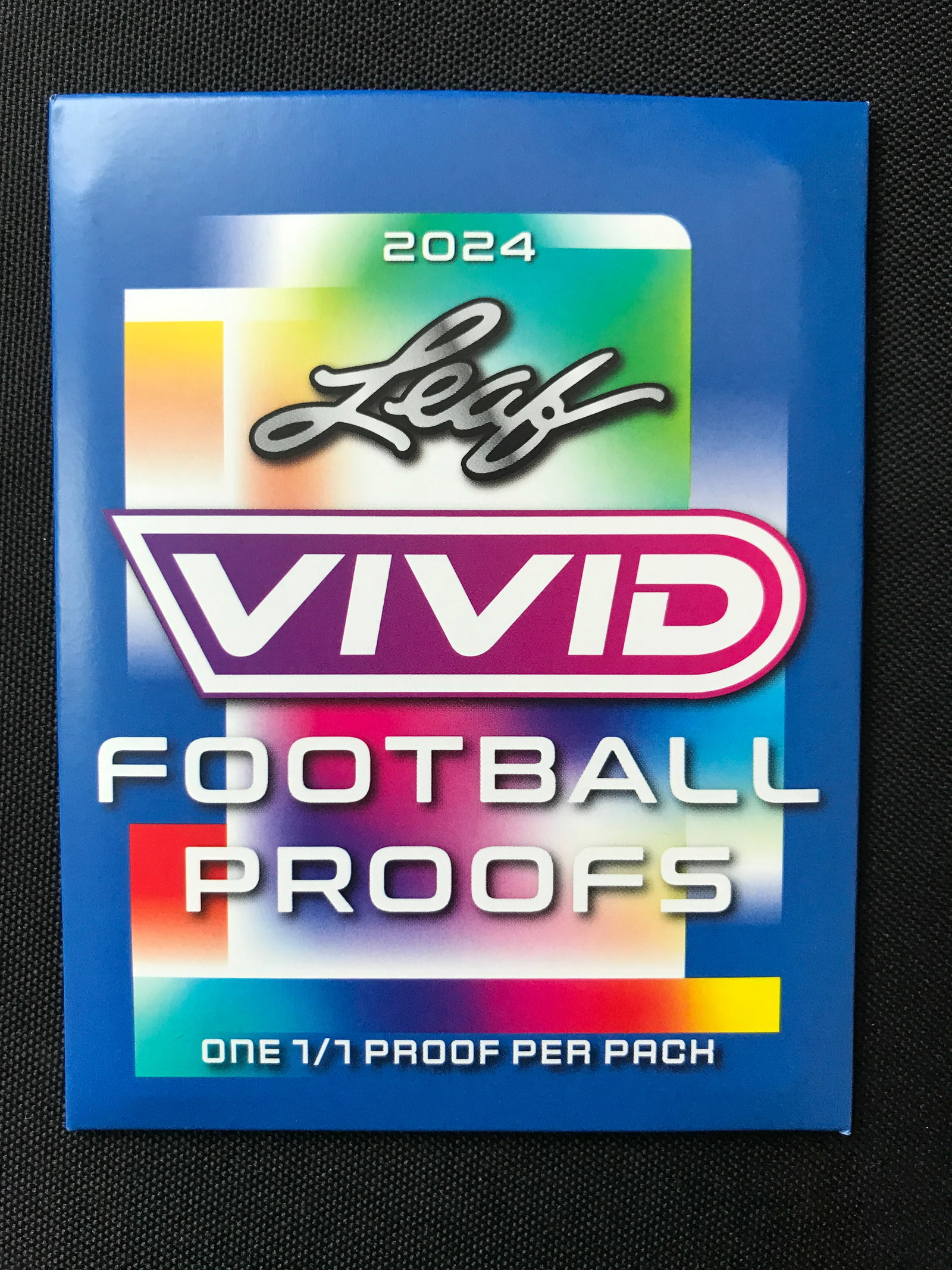 2024 LEAF VIVID FOOTBALL PROOFS 1:1 SEALED (1 of 1)