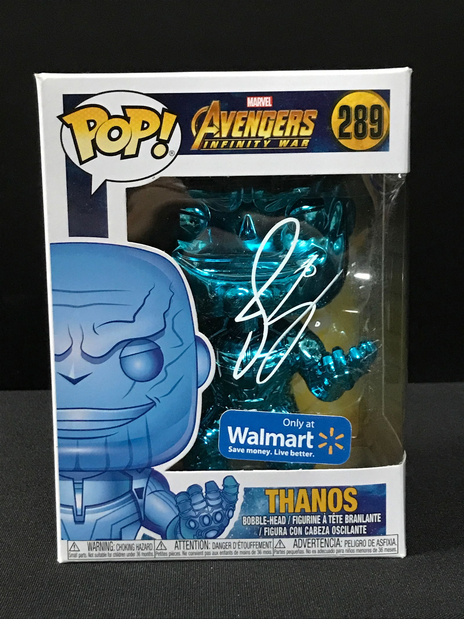 JOSH BROLIN SIGNED THANOS FUNKO POP - KB COA (1 of 2)