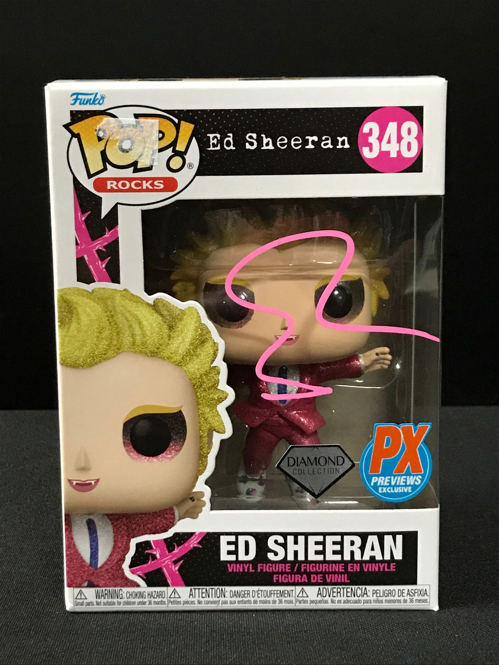 ED SHEERAN SIGNED FUNKO POP! ACE COA (1 of 2)