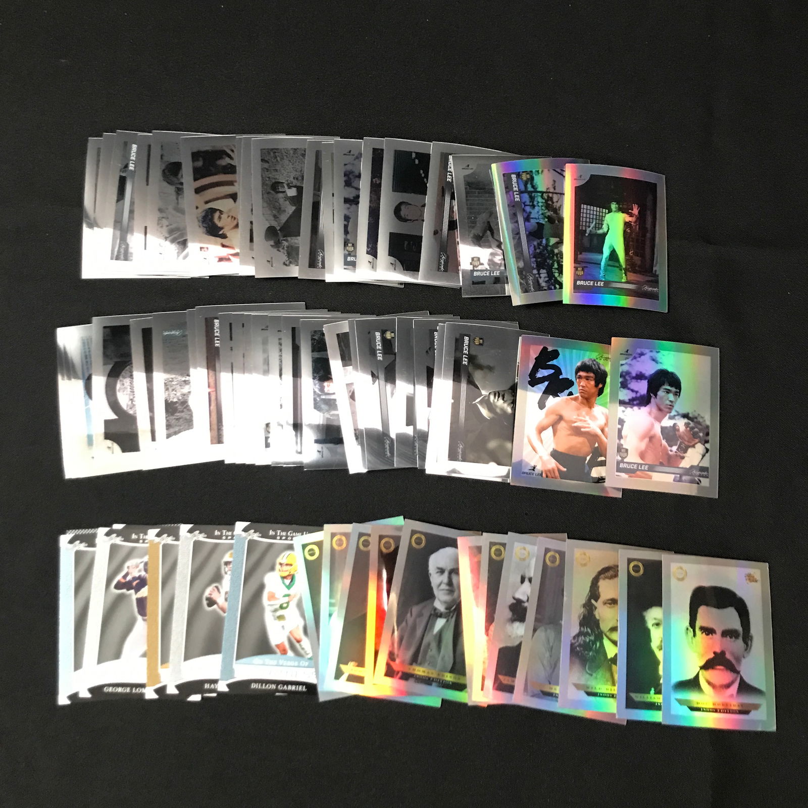 LARGE MIXED LOT OF PIECES OF THE PAST AND BRUCE LEE TRADING CARDS (1 of 1)