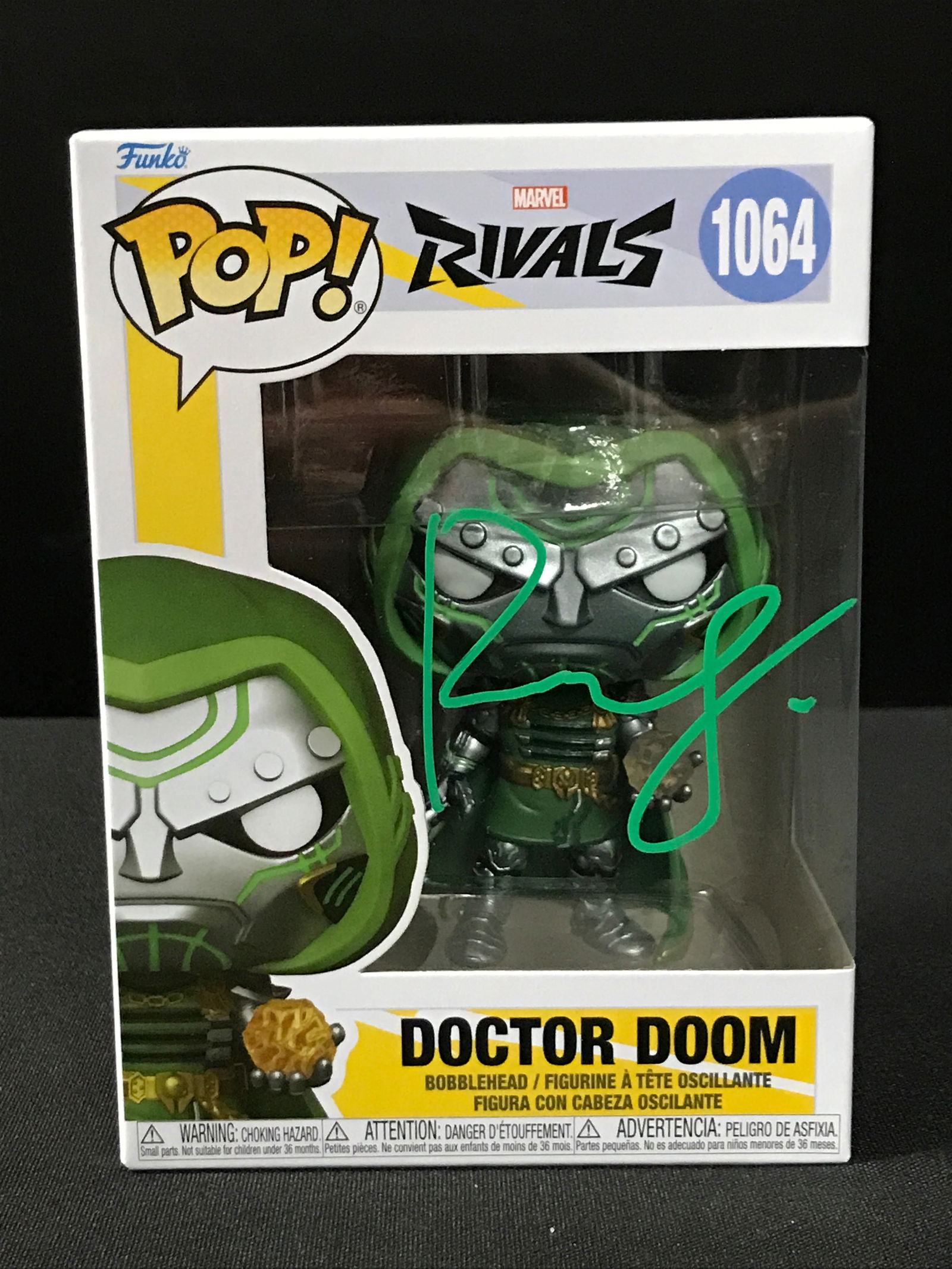 ROBERT DOWNEY JR SIGNED DOCTOR DOOM FUNKO POP - KB COA (1 of 2)