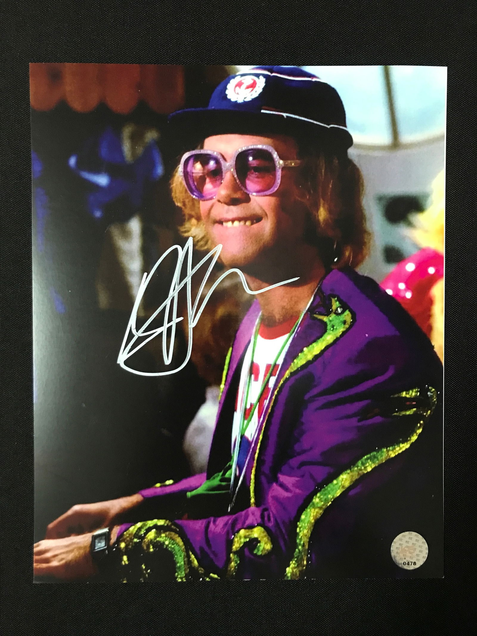 ELTON JOHN SIGNED 8X10 - KB COA (1 of 1)