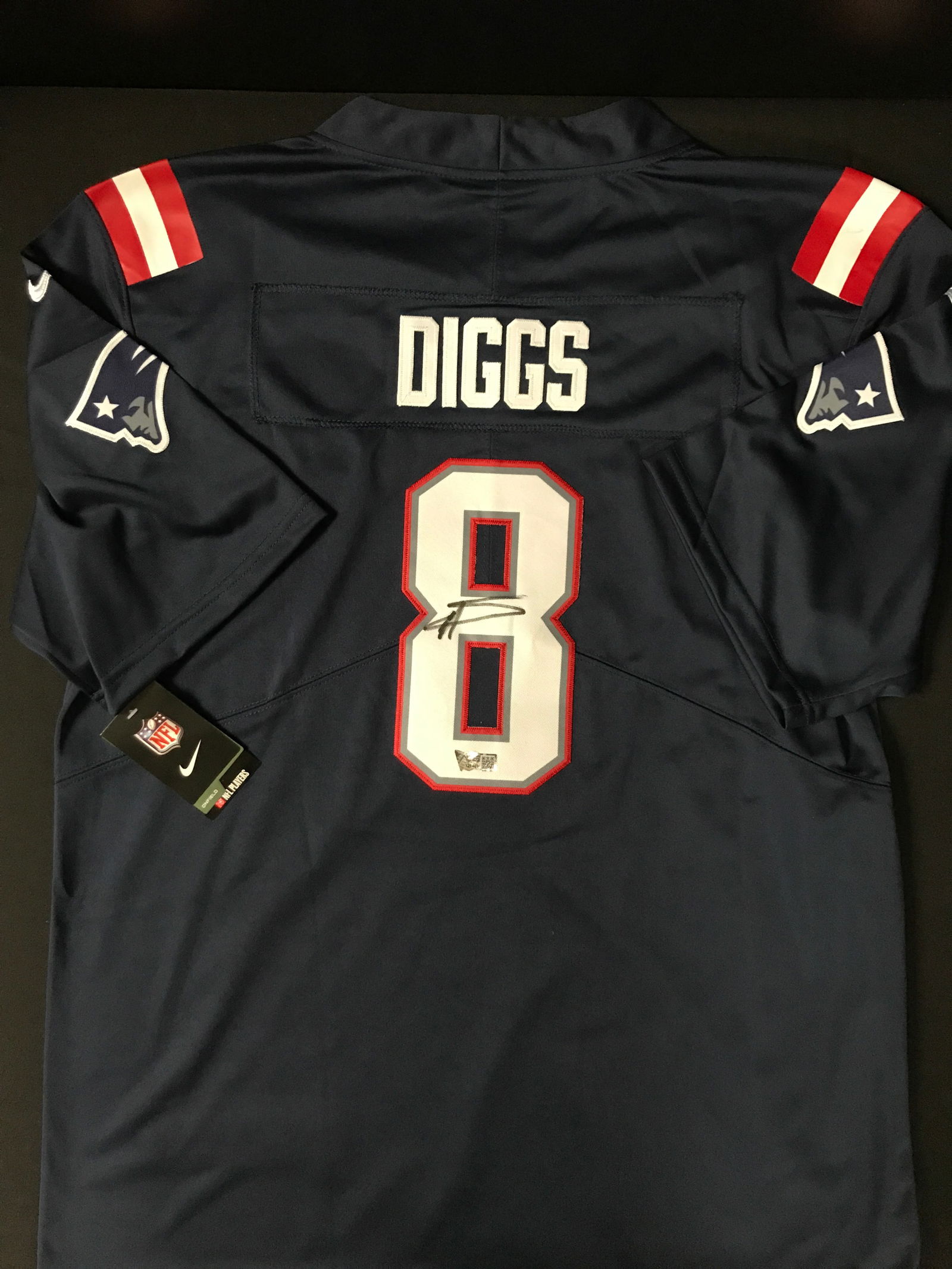 STEFON DIGGS SIGNED NEW ENGLAND PATRIOTS JERSEY - ACE COA (1 of 3)