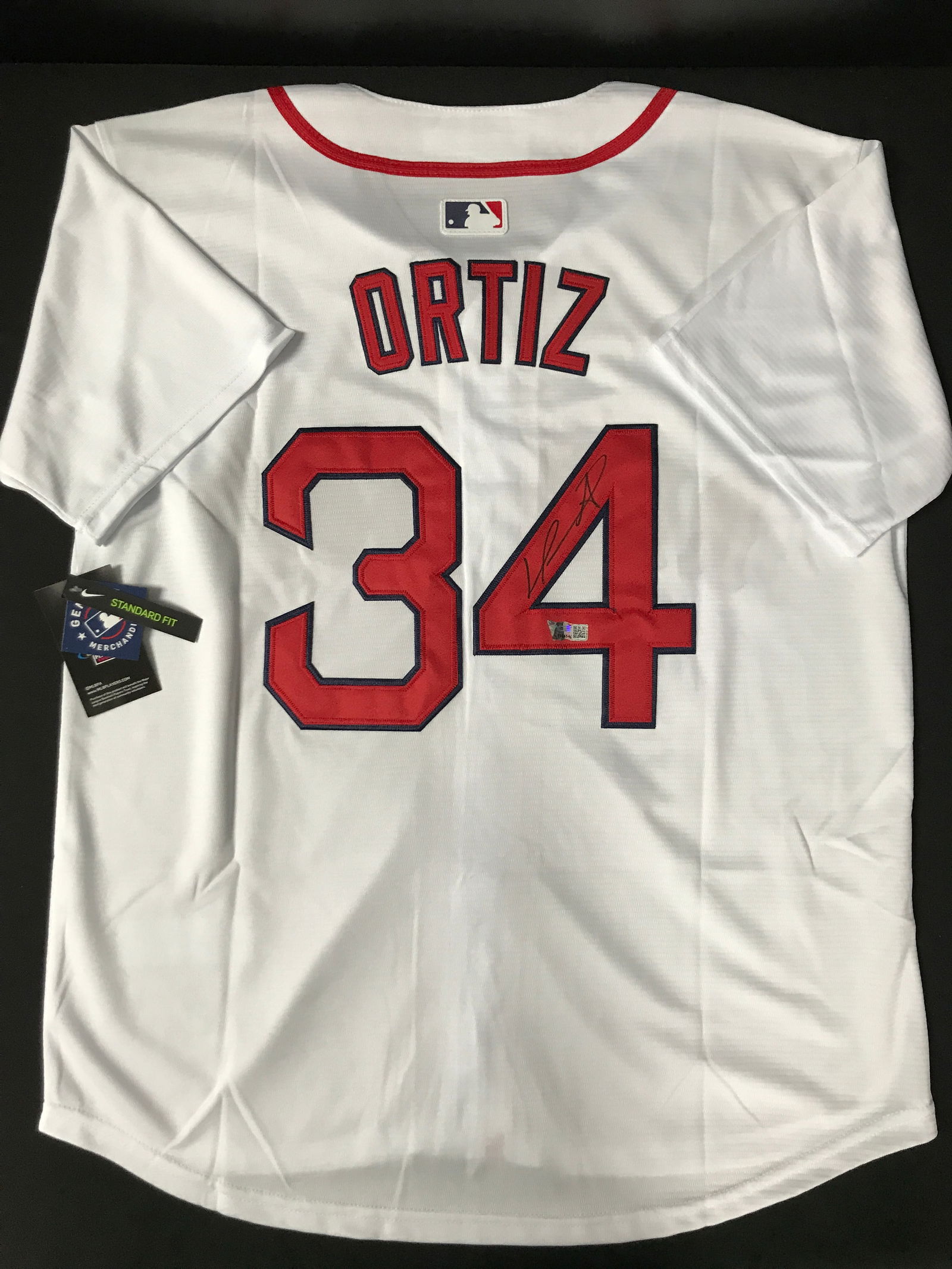 DAVID ORTIZ SIGNED BOSTON RED SOX JERSEY - ACE COA (1 of 3)