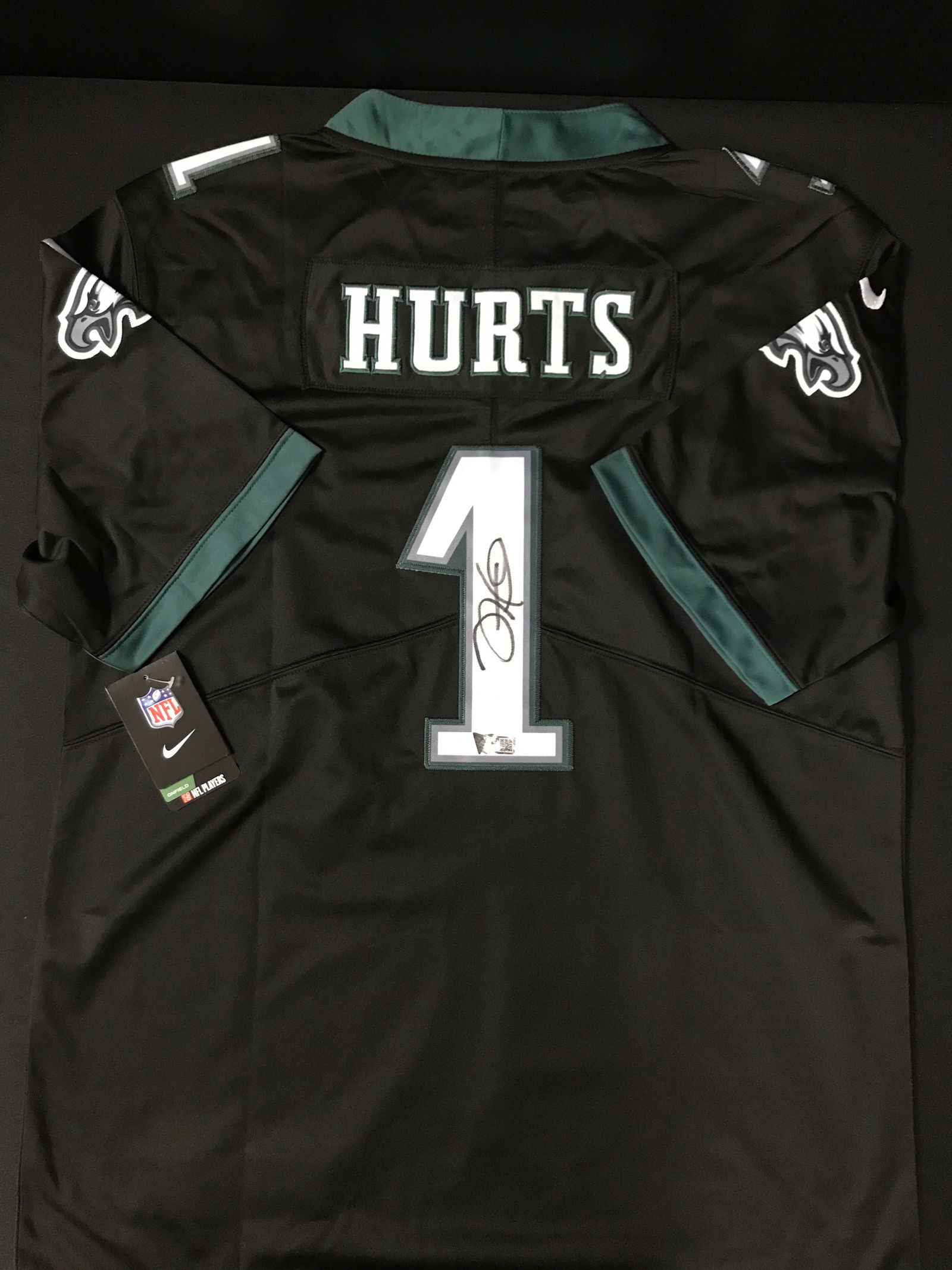 JALEN HURTS SIGNED PHILADELPHIA EAGLES JERSEY - ACE COA (1 of 3)