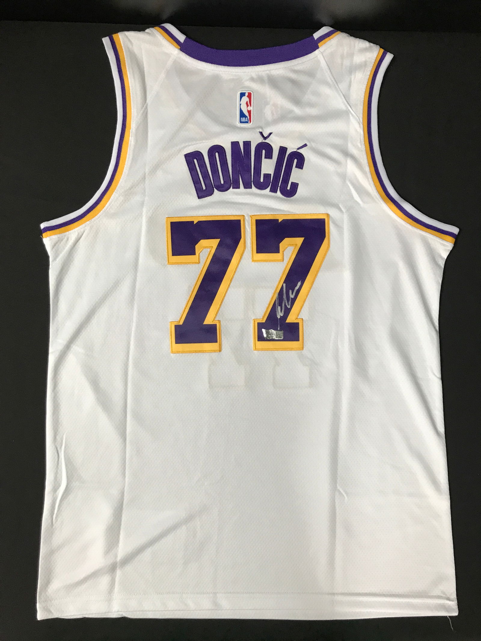 LUKA DONCIC SIGNED LOS ANGELES LAKERS JERSEY - ACE COA (1 of 3)