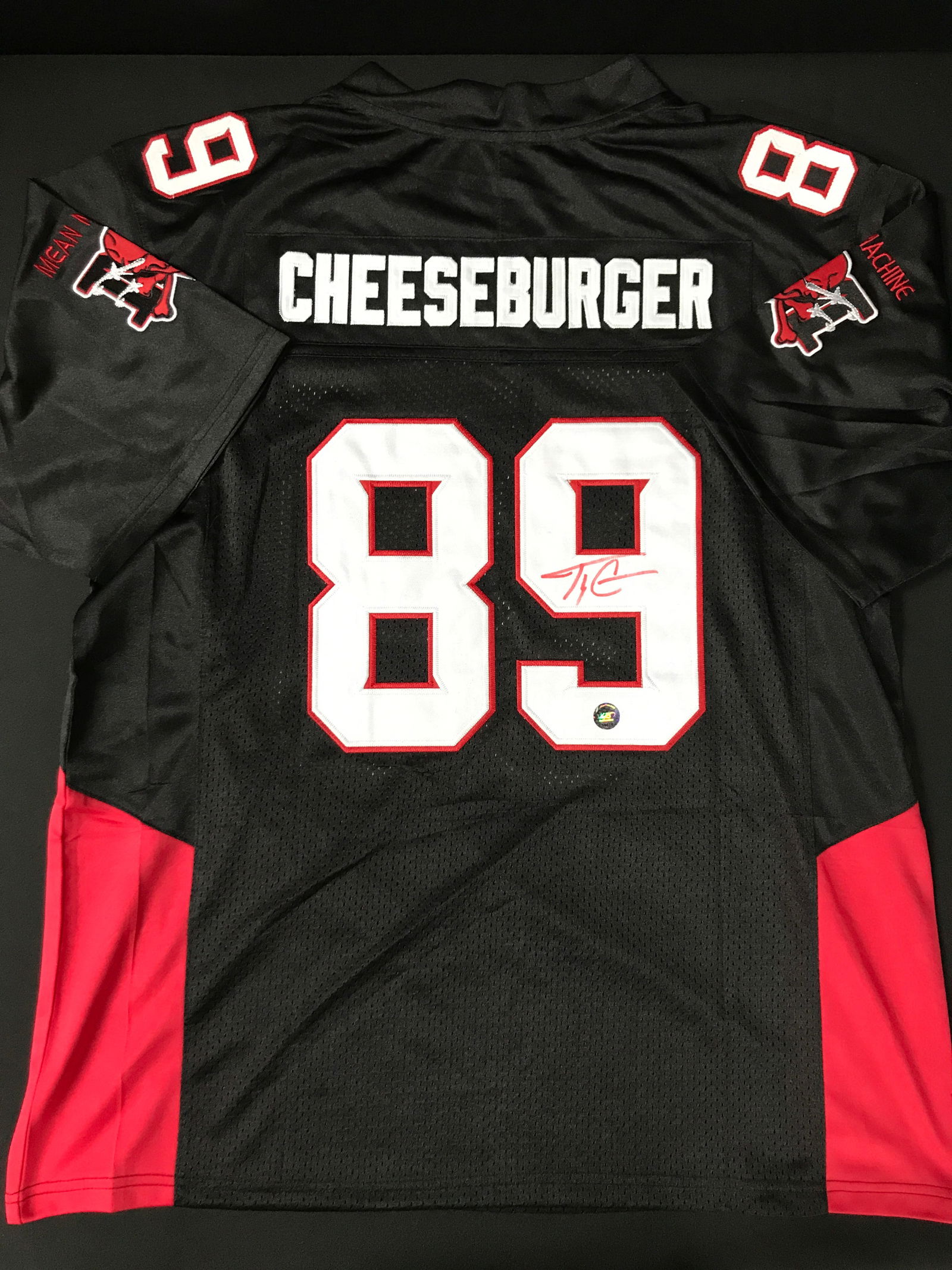TERRY CREWS SIGNED CHEESEBURGER JERSEY - LONGEST YARD - KB COA (1 of 3)