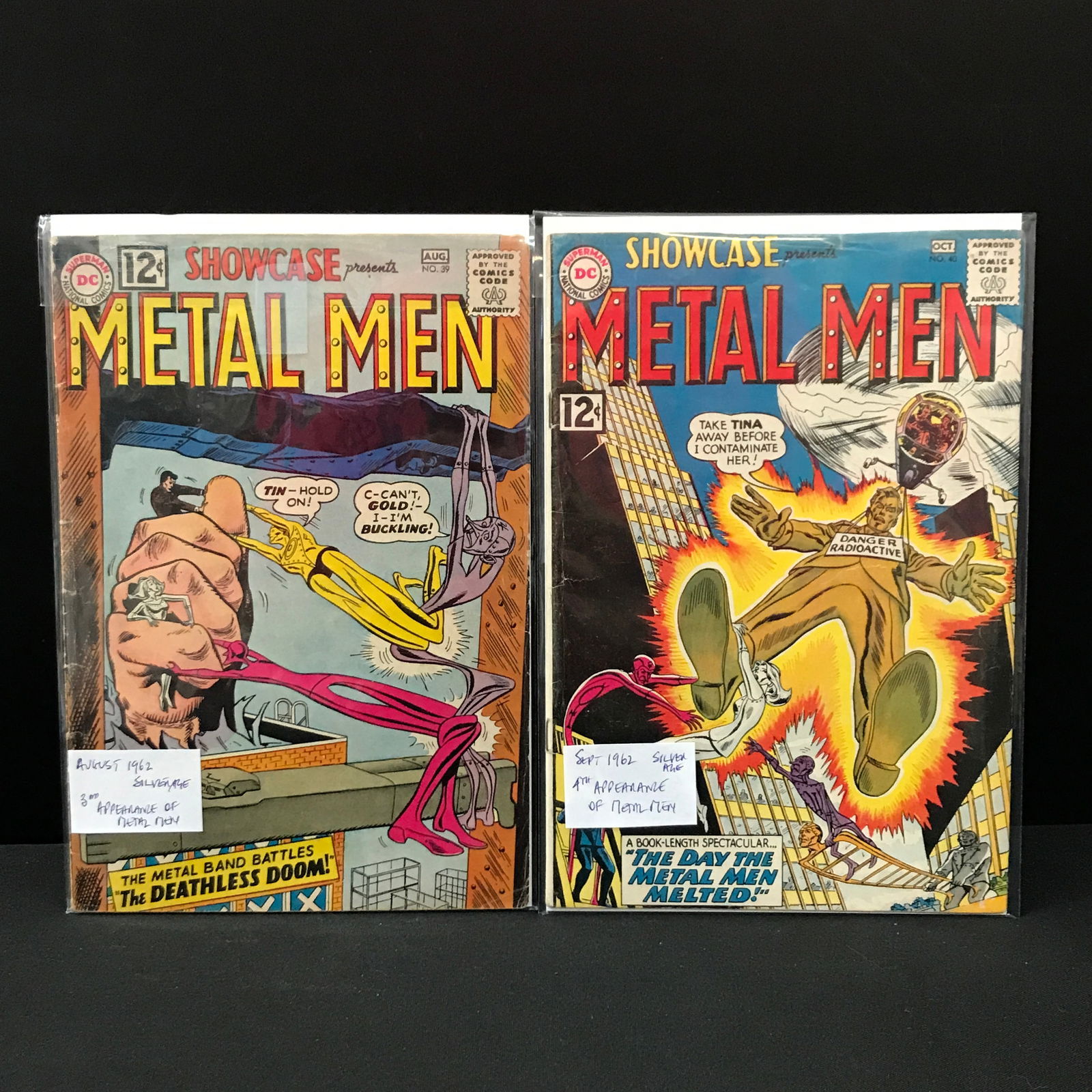 LOT OF 2 METAL MEN COMICS (DC COMICS) (1 of 1)