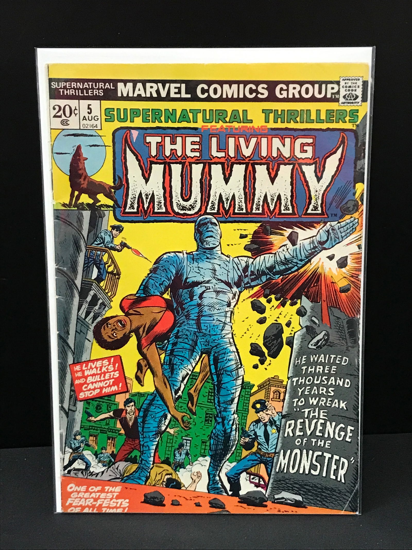 MARVEL COMICS NO.5 THE LIVING MUMMY (1 of 1)