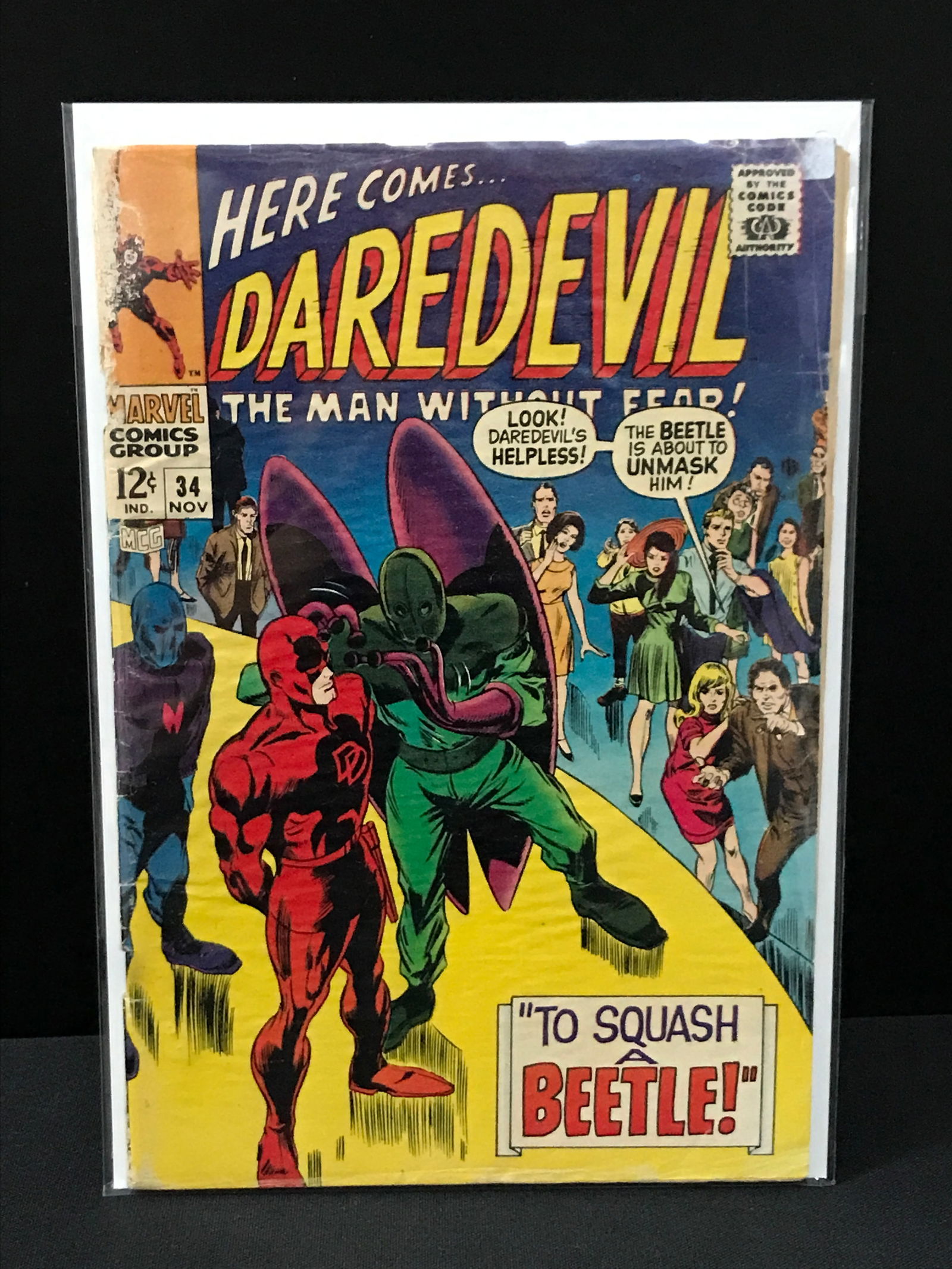 MARVEL COMICS NO.34 DAREDEVIL (1 of 1)
