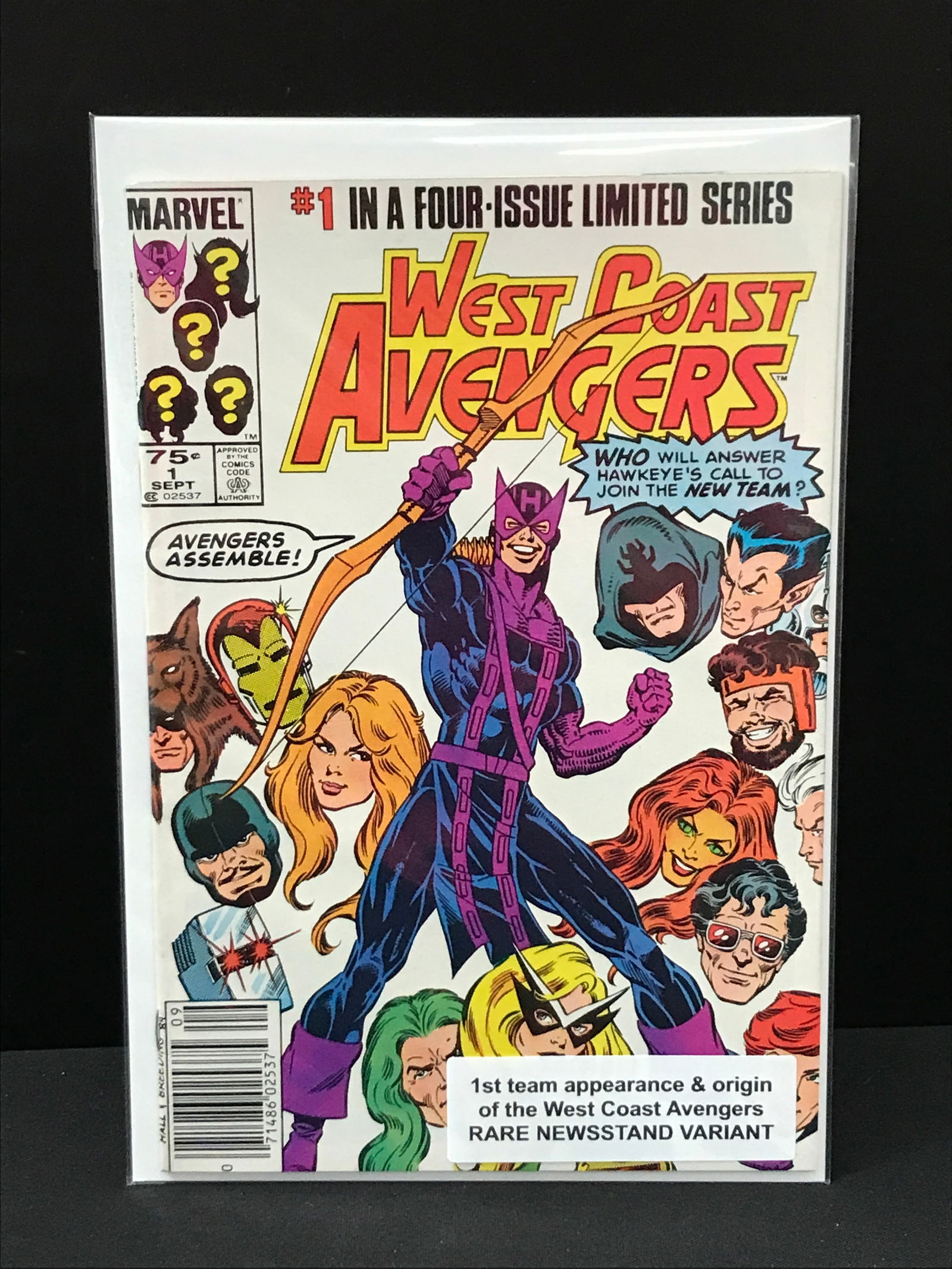 MARVEL COMICS NO.1 WETS COAST AVENGERS (1 of 1)