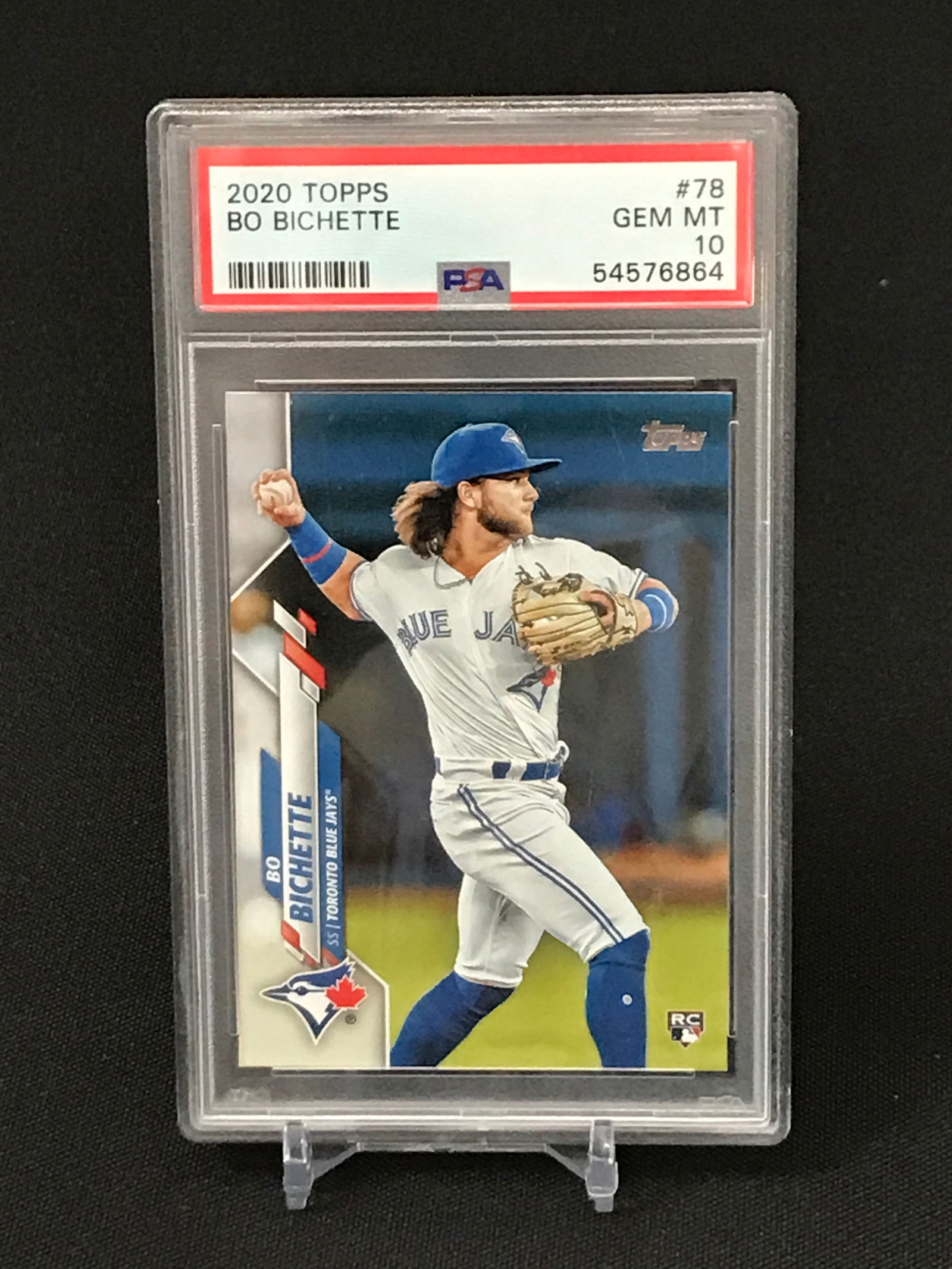 2020 TOPPS BO BICHETTE TRADING CARD - PSA GRAD 10 (1 of 1)