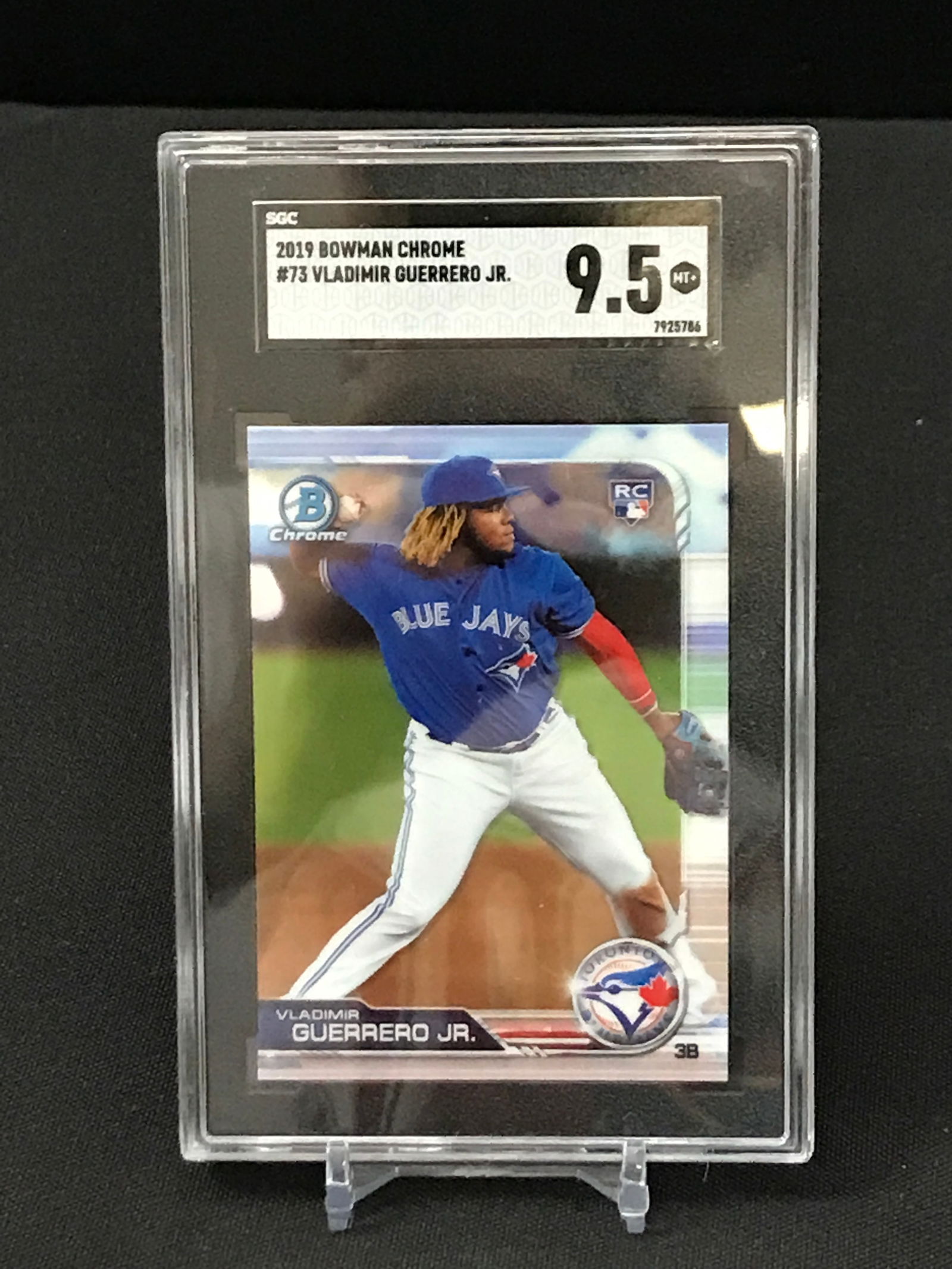 2019 BOWMAN CHROME VLADIMIR GUERRERO JR TRADING CARD SGC GRADE 9.5 (1 of 1)