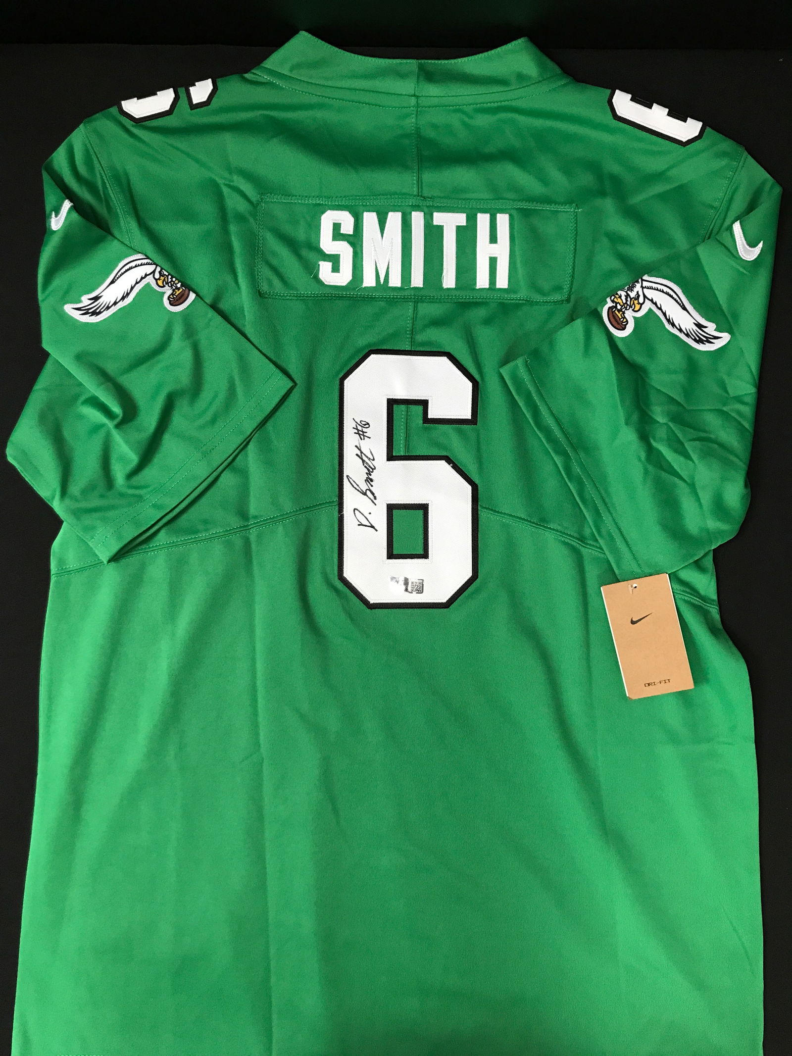 DEVONTA SMITH SIGNED PHILADELPHIA EAGLES JERSEY - ACE COA (1 of 3)