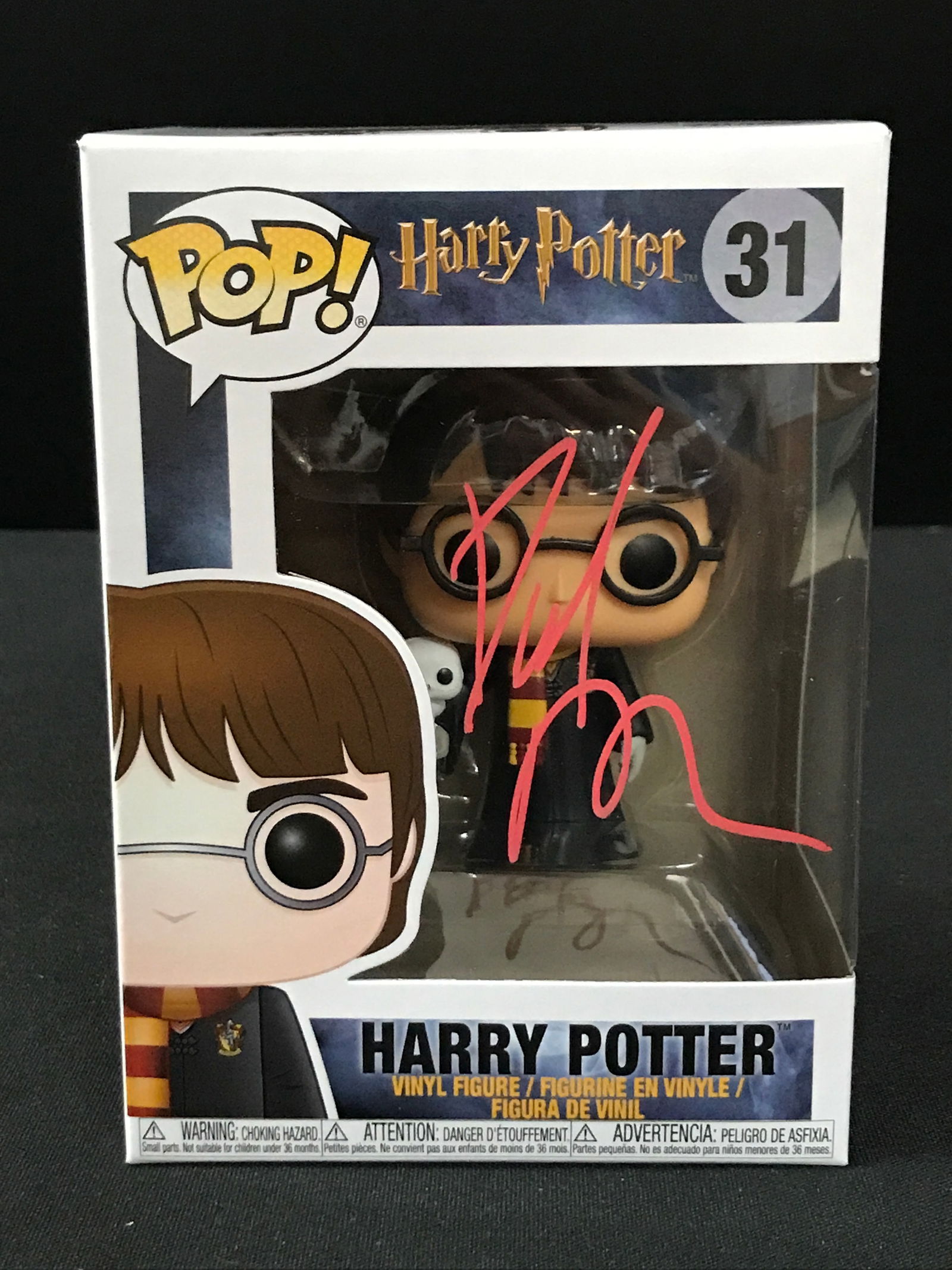 DANIEL RADCLIFFE SIGNED HARRY POTTER FUNKO POP - KB COA (1 of 2)