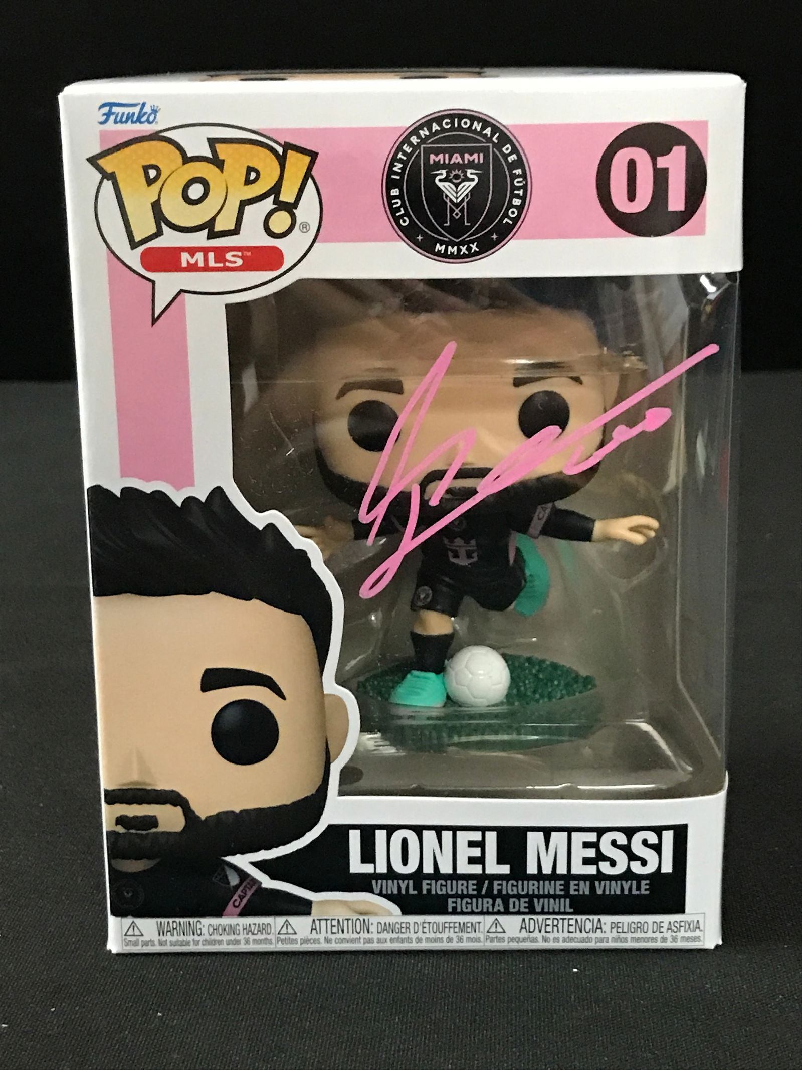 LIONEL MESSI SIGNED FUNKO POP - ACE COA (1 of 2)