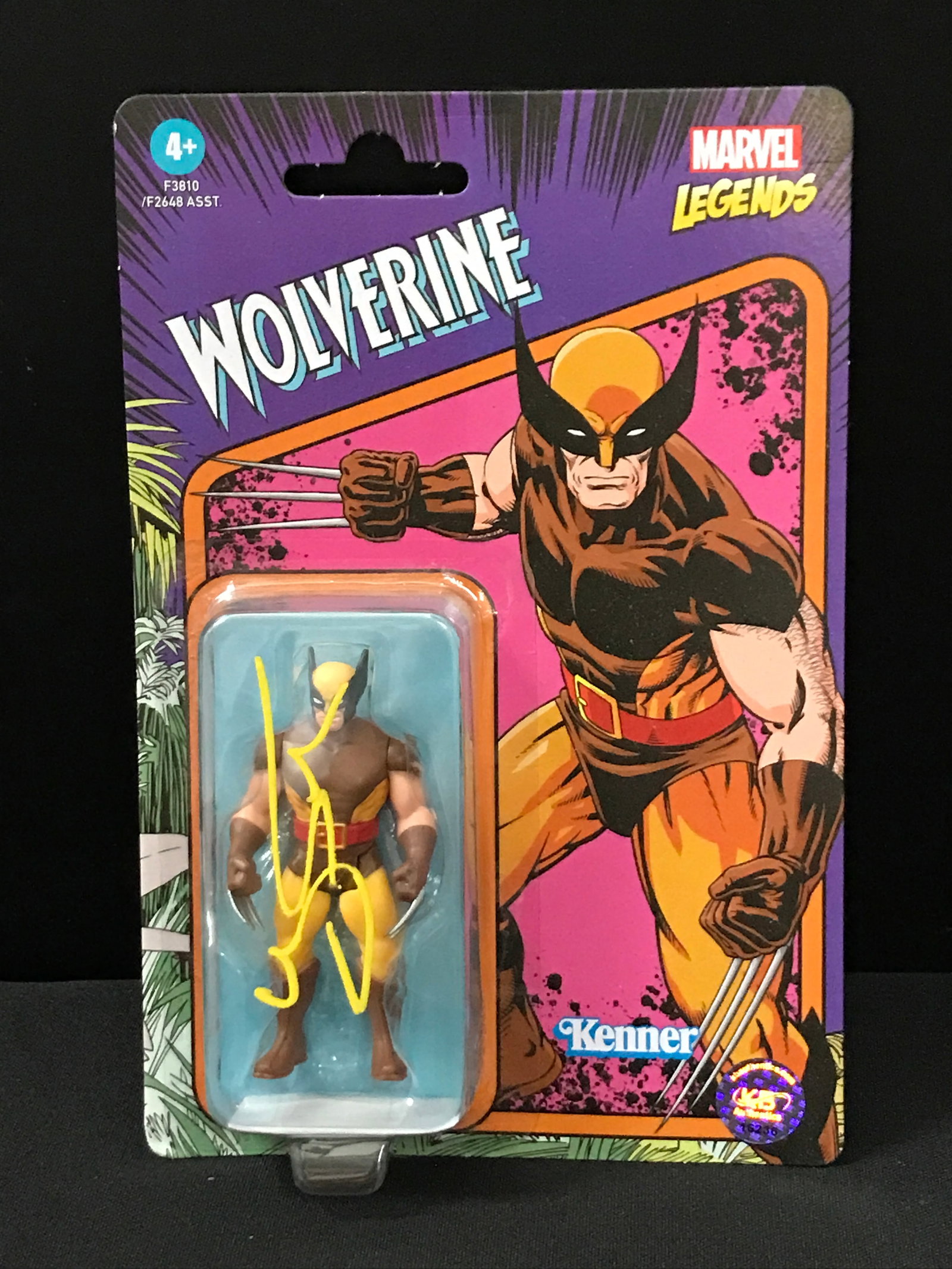 HUGH JACKMAN SIGNED WOLVERINE ACTION FIGURE - KB COA (1 of 1)