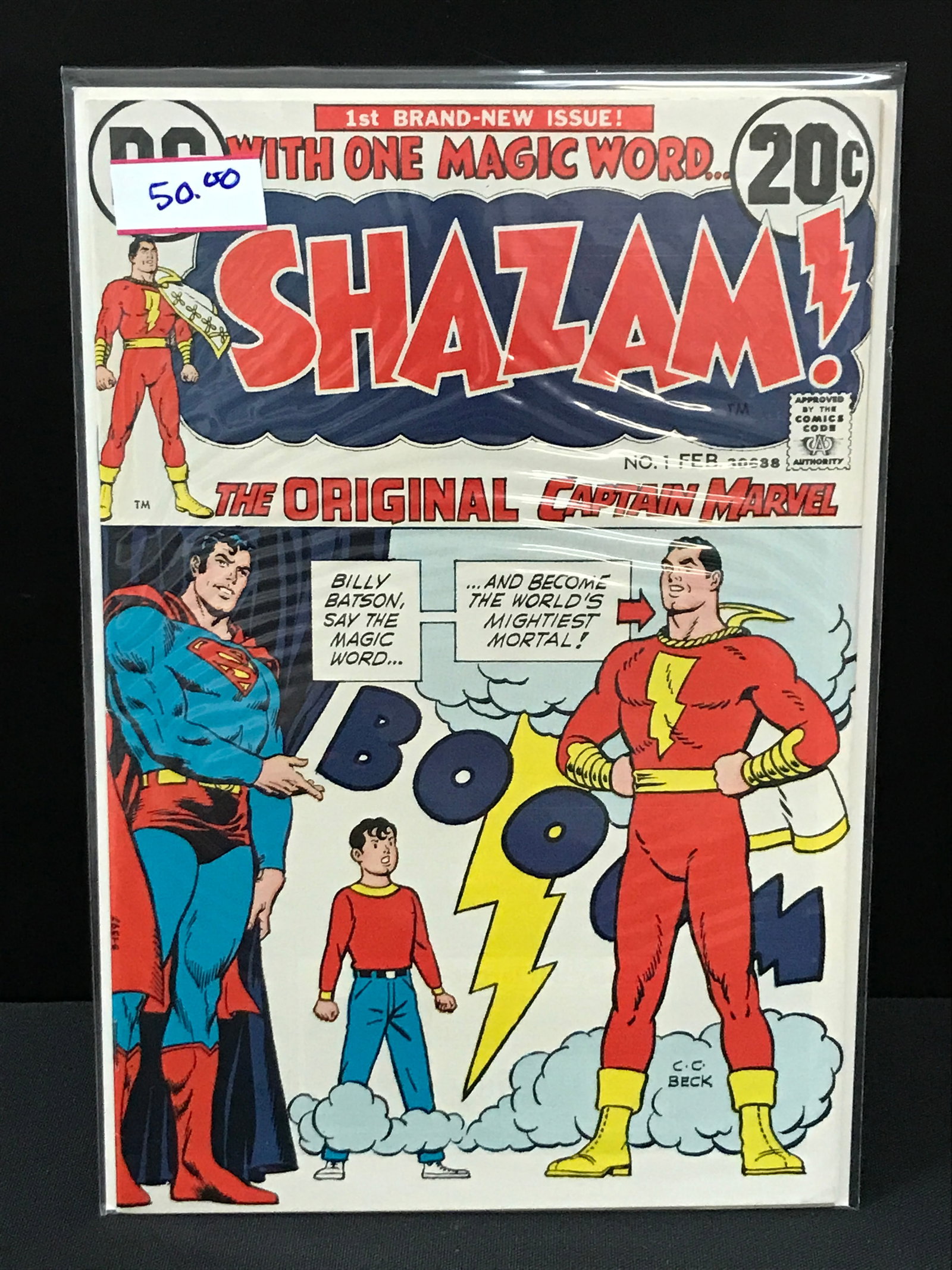 DC COMICS NO.1 SHAZAM (1 of 1)