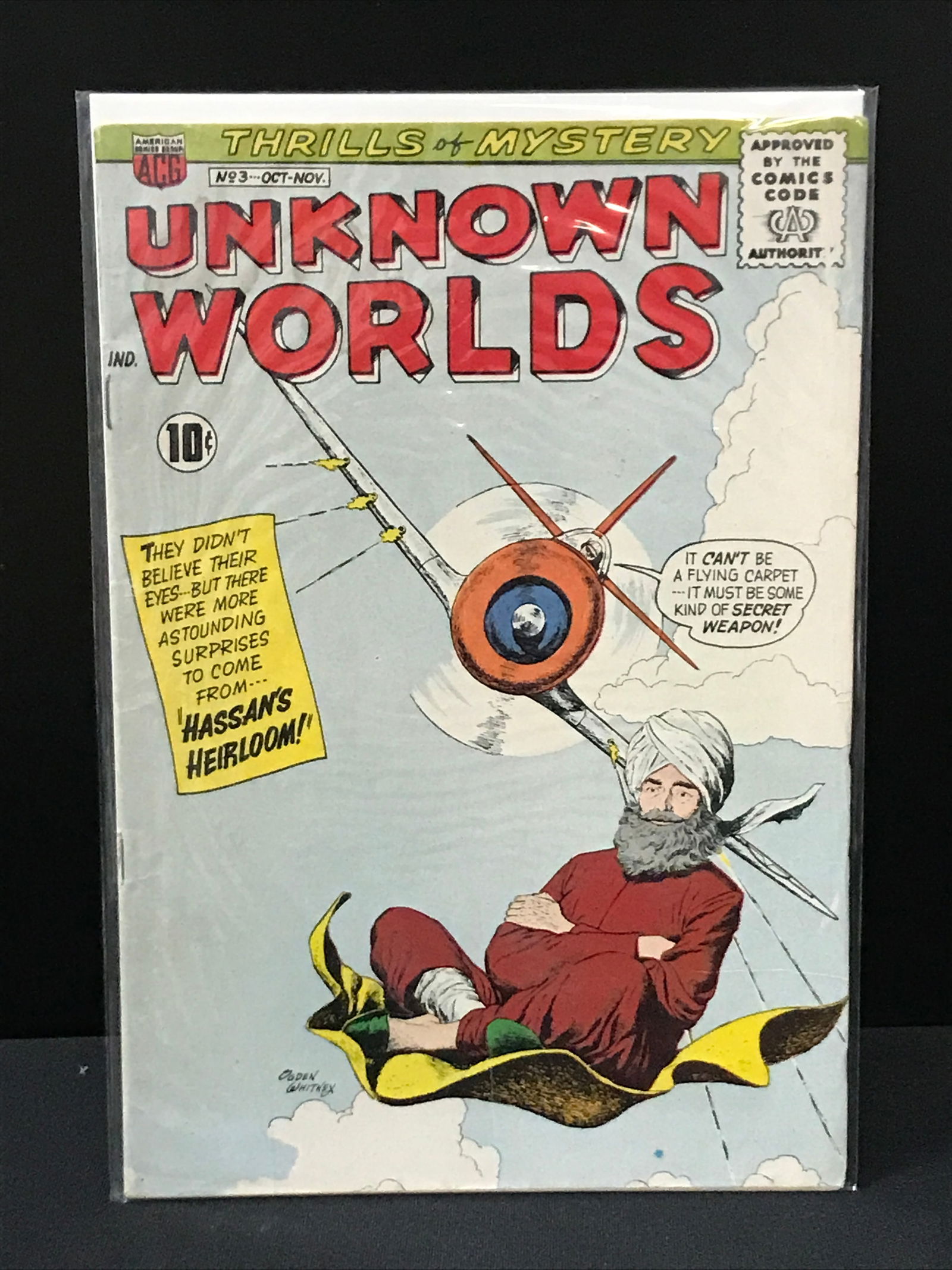ACG COMICS NO.3 UNKNOWN WORLDS (1 of 1)
