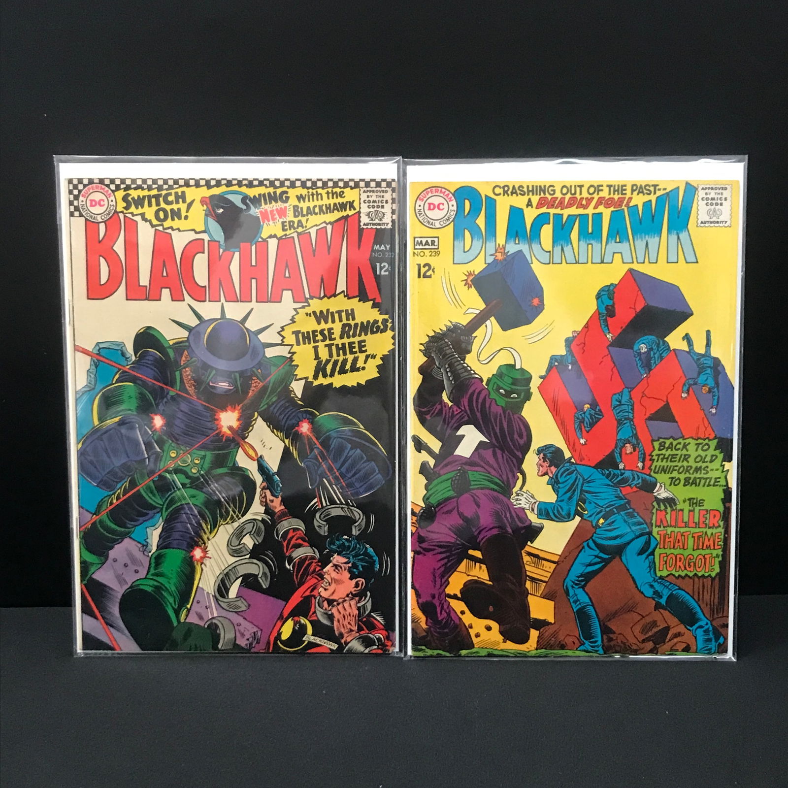 LOT OF 2 BLACKHAWK COMICS (DC COMICS) (1 of 1)