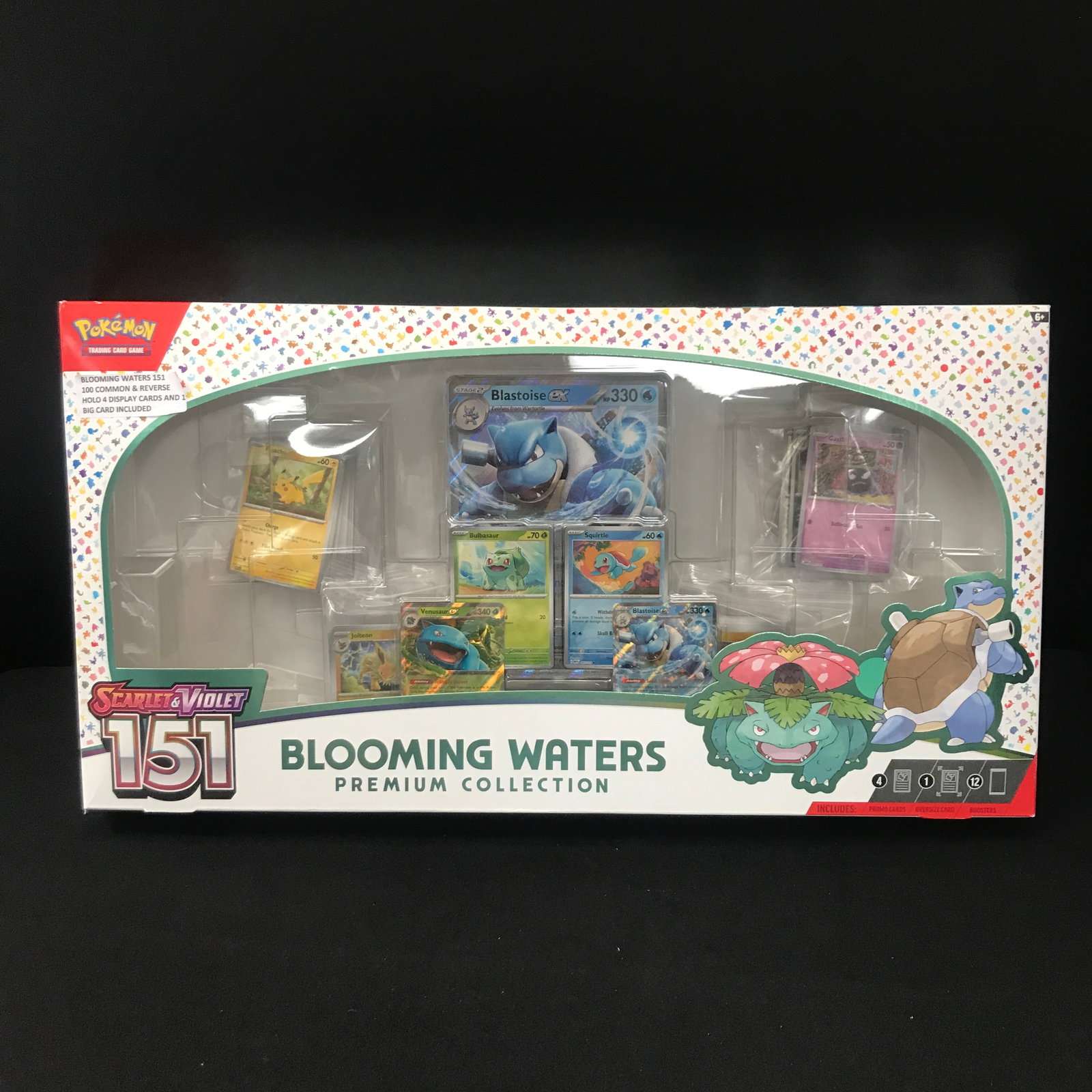 POKEMON BLOOMING WATERS 100 COMMON & REVERSE HOLOS, 4 DISPLAY CARDS & 1 BIG CARD: Prices are in Canadian dollars