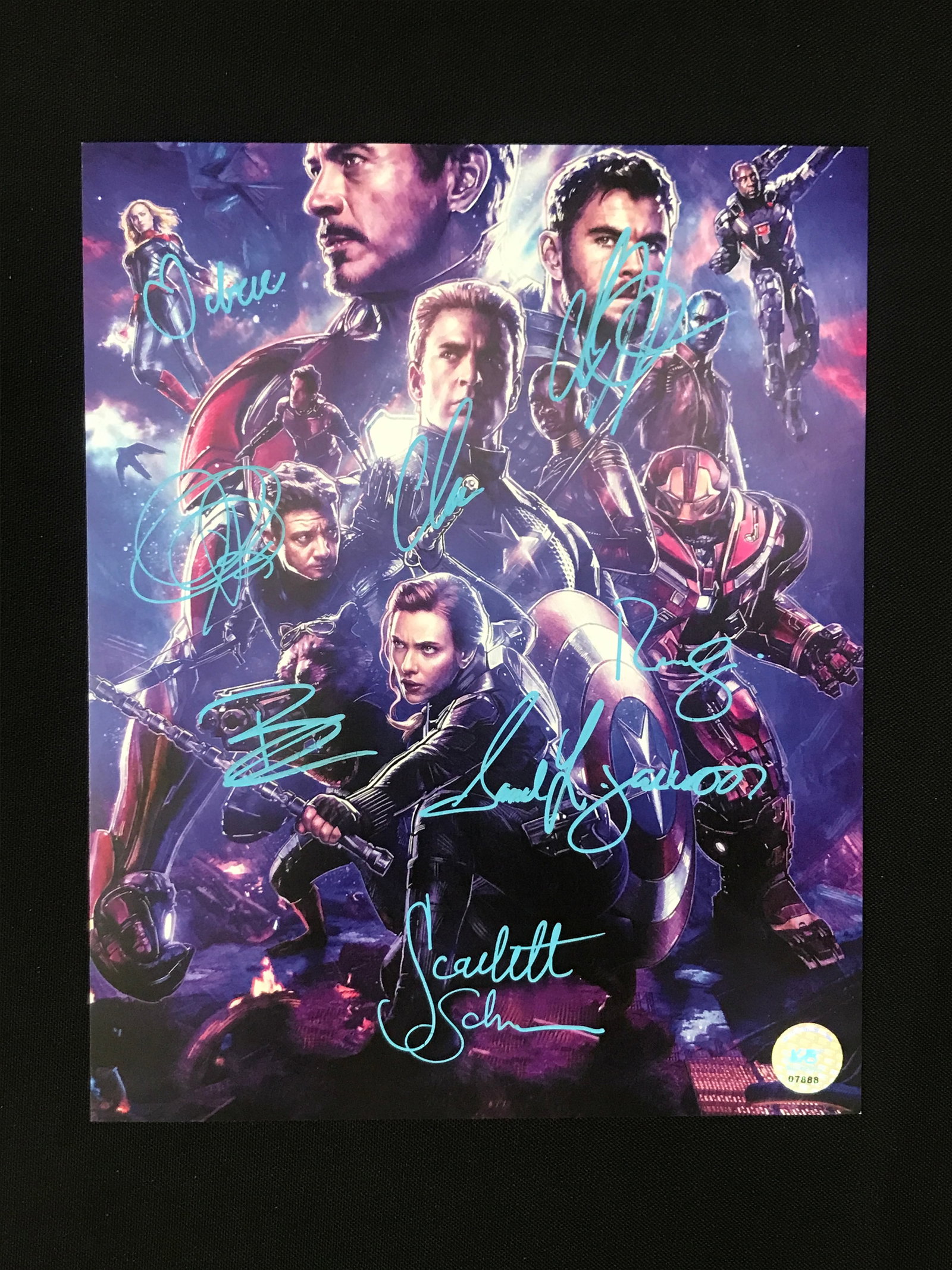 MULTI SIGNED END GAME 8X10 - INCLUDING PRATT, RDJ AND MORE - KB COA: Prices are in Canadian dollars