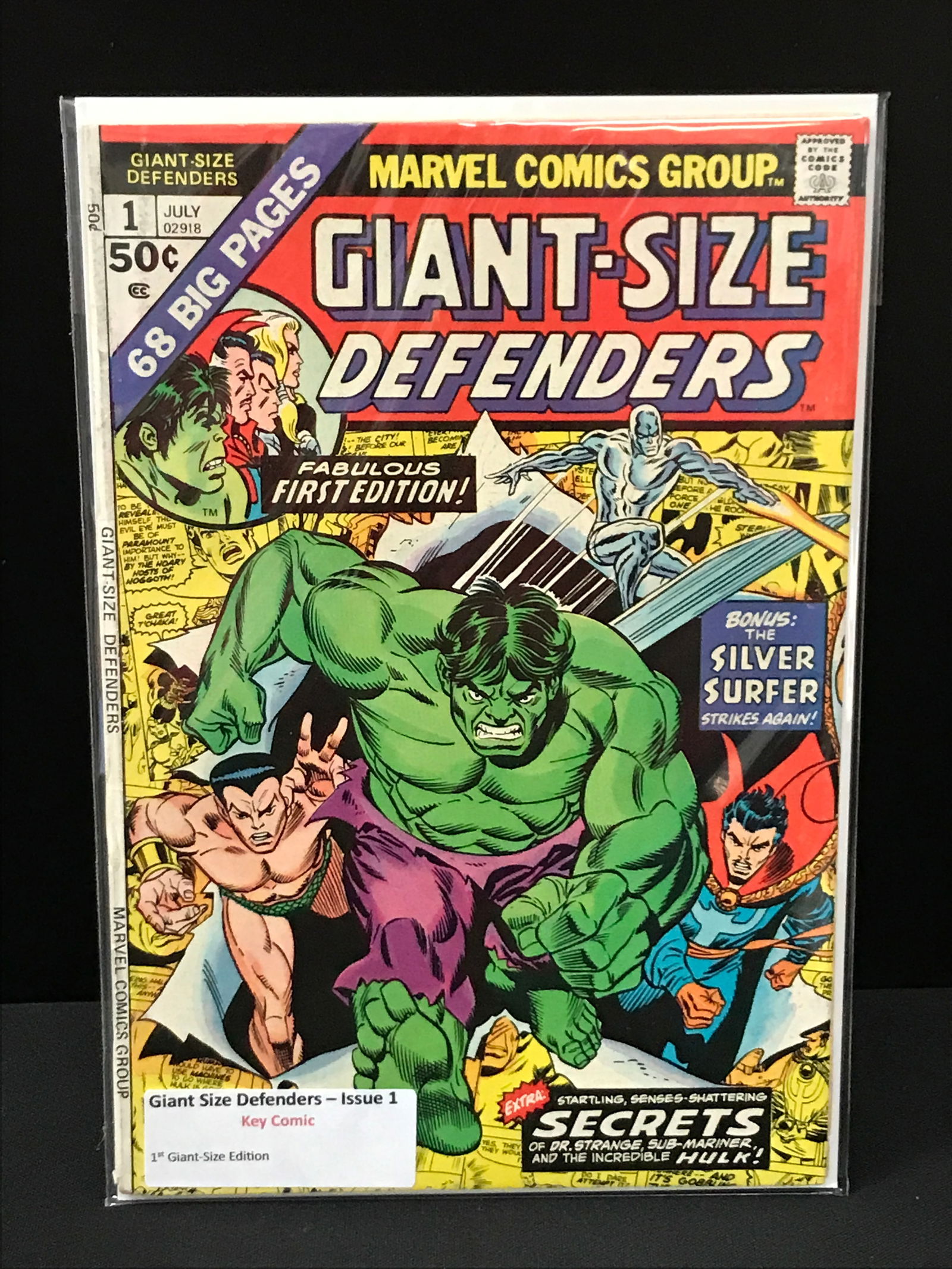 MARVEL COMICS NO.1 GIANT-SIZE DEFENDERS (1 of 1)