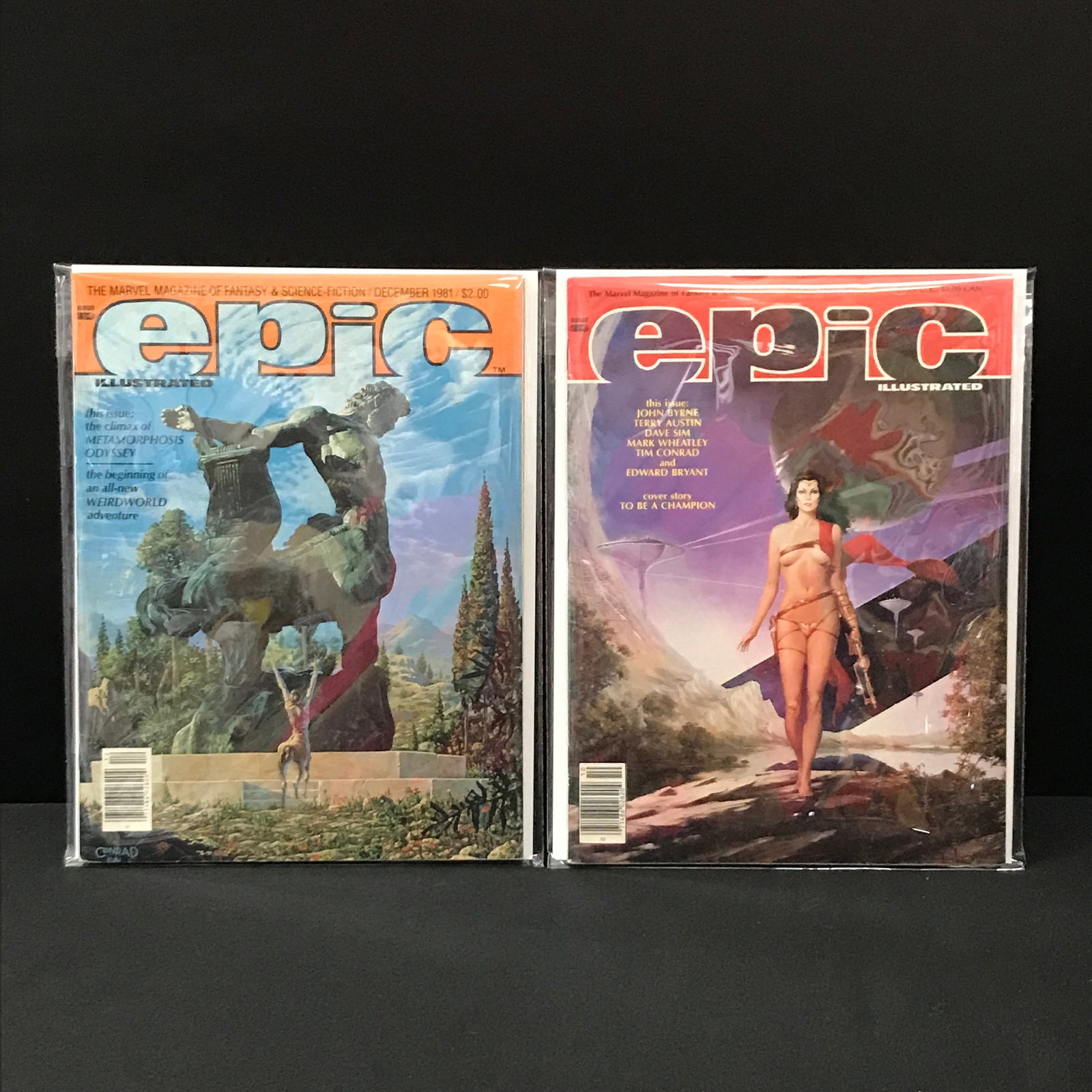 LOT OF 2 EPIC COMICS (MARVEL COMICS) (1 of 1)