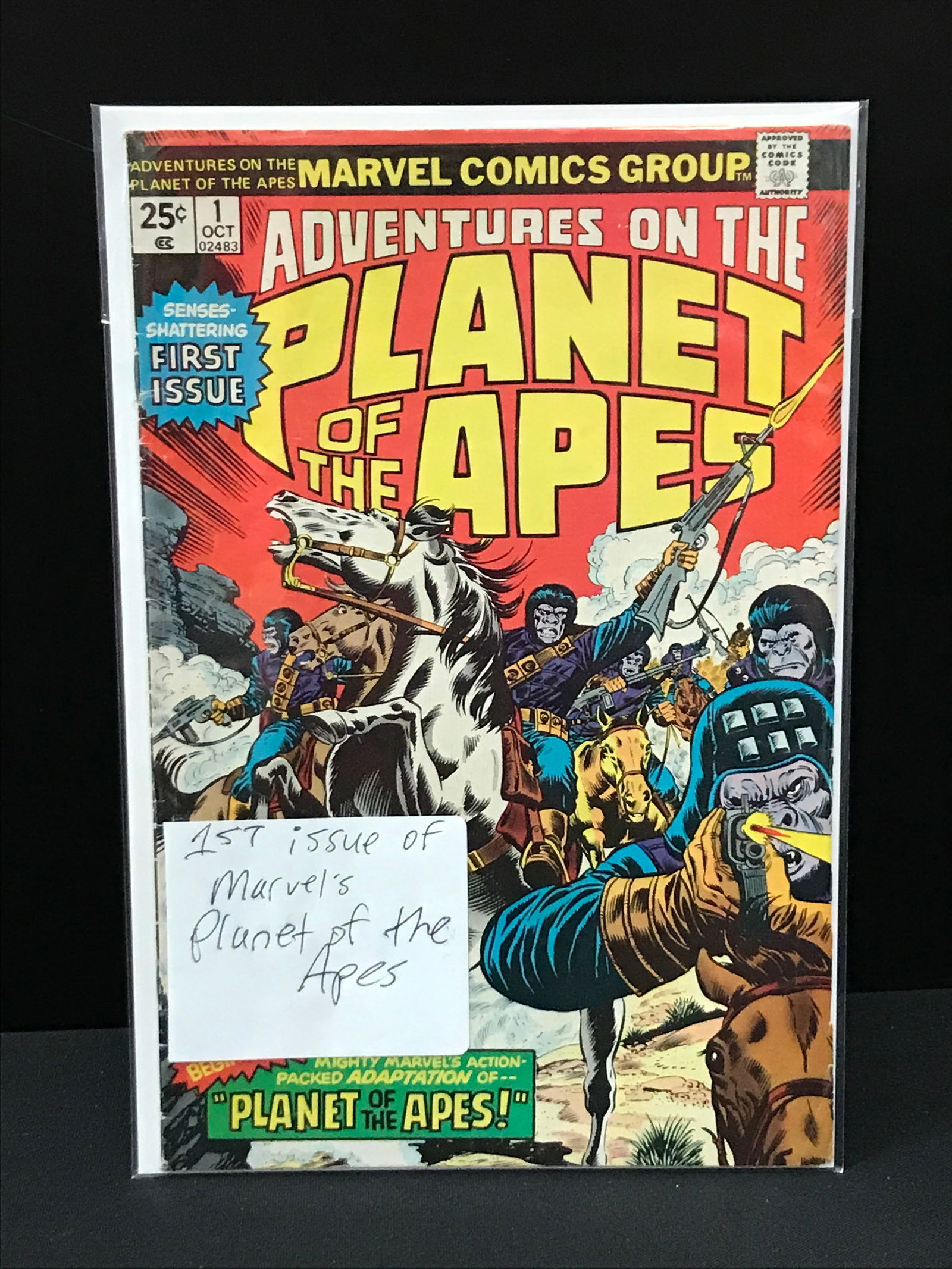 MARVEL COMICS NO.1 ADVENTURES ON THE PLANET OF THE APES (1 of 1)