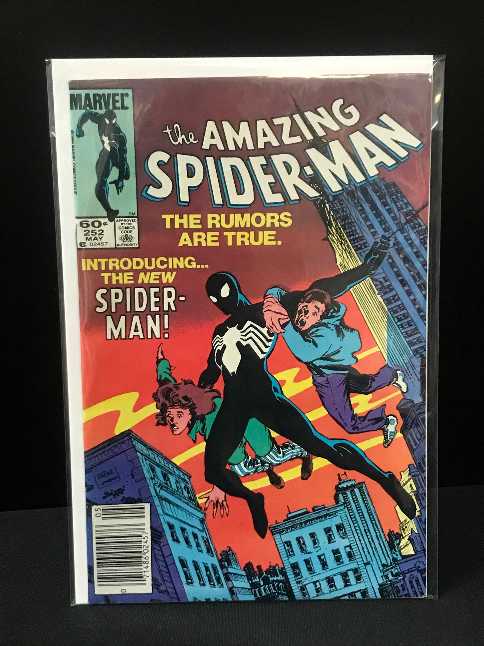 BIG KEY MARVEL COMICS NO.252 THE AMAZING SPIDERMAN NEWSSTAND: Prices are in Canadian dollars