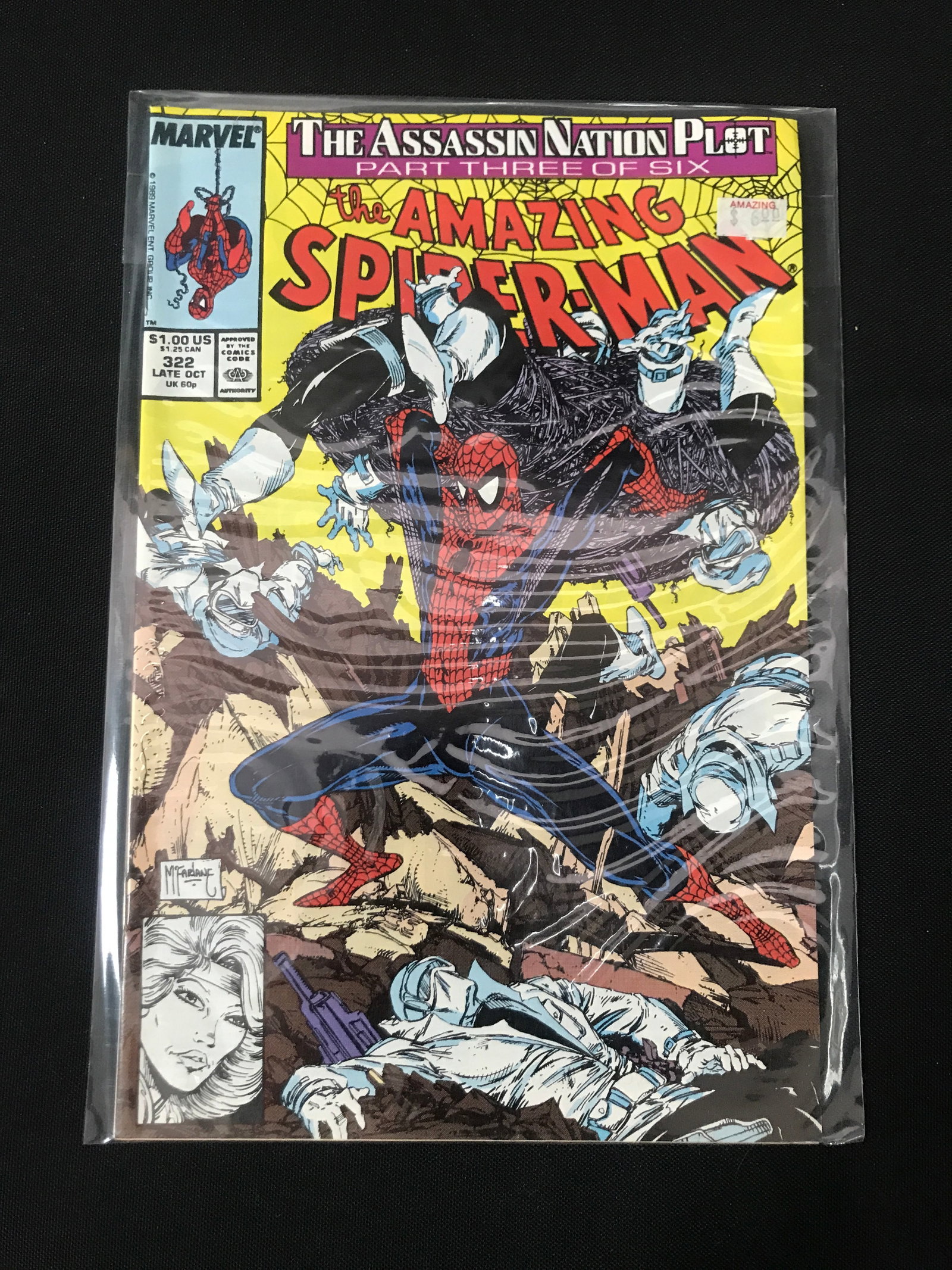 MARVEL COMICS THE AMAZING SPIDER-MAN NO.322: Prices are in Canadian Dollars