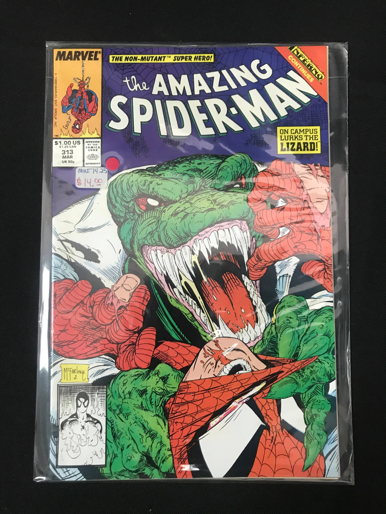MARVEL COMICS THE AMAZING SPIDER-MAN NO.313: Prices are in Canadian Dollars