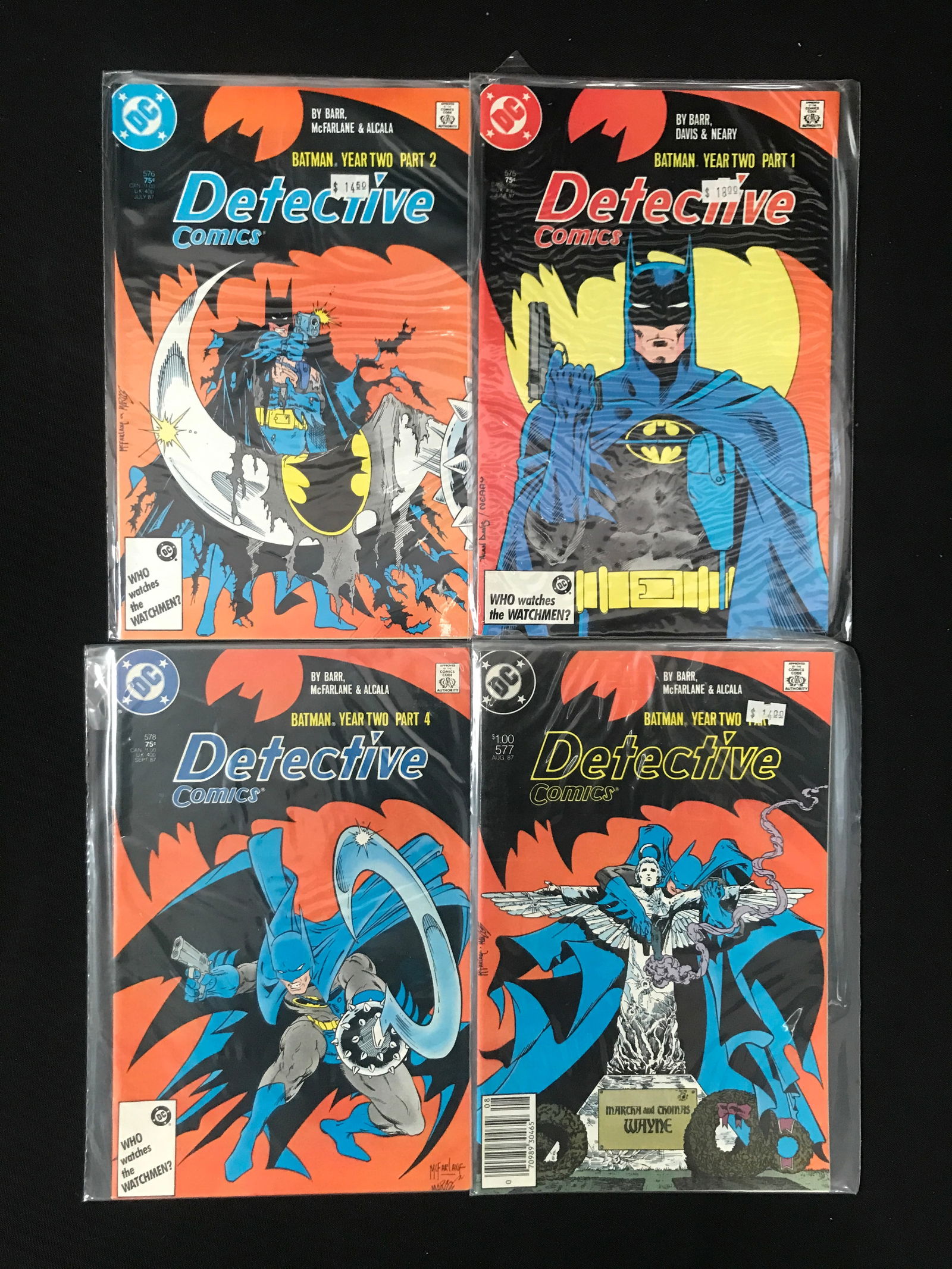 TODD MCFARLANE DC DETECTIVE COMIC BOOK LOT (1 of 1)