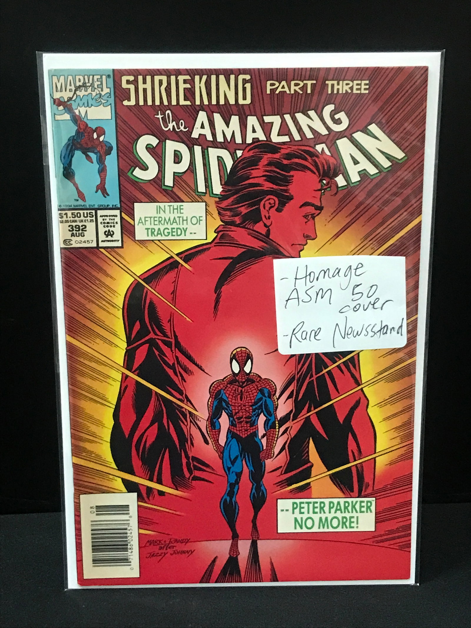 MARVEL COMICS THE AMAZING SPIDER-MAN NO.392: Prices are in Canadian Dollars