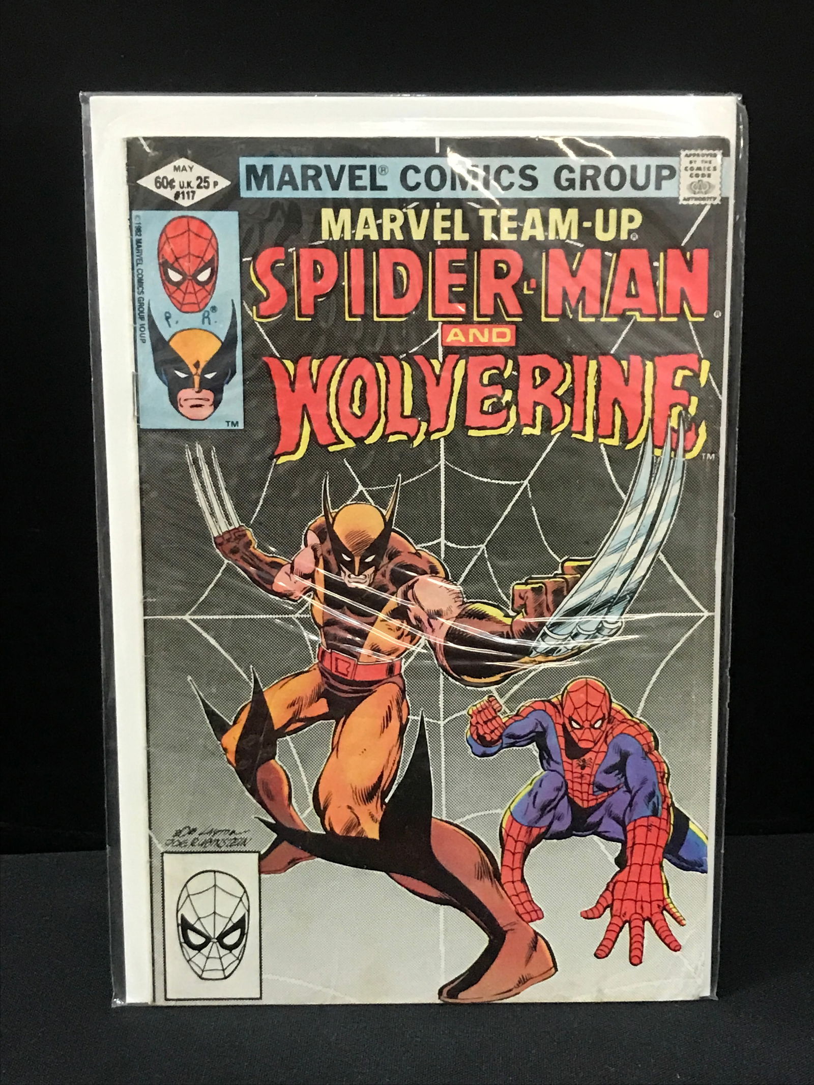 MARVEL COMICS NO.117 MARVEL TEAM UP SPIDERMNA AND WOLVERINE (1 of 1)