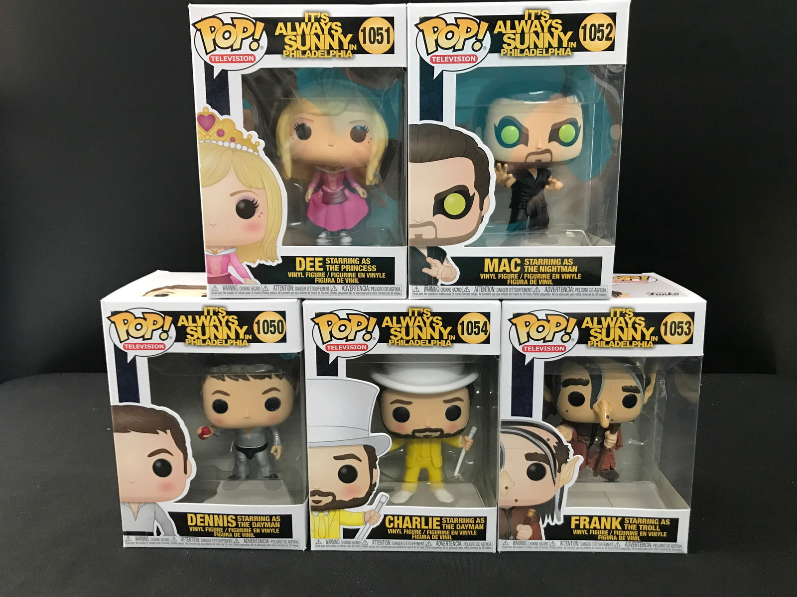 LOT OF 5 IT'S ALWAYS SUNNY IN PHILADELPHIA FUNKO POPS (1 of 1)