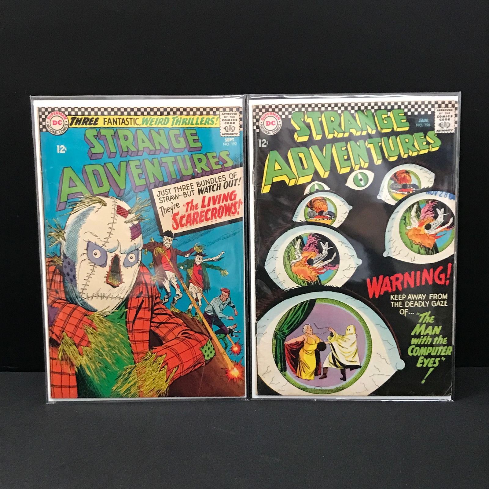 LOT OF 2 STRANGE ADVENTURES COMICS - DC COMICS (1 of 1)