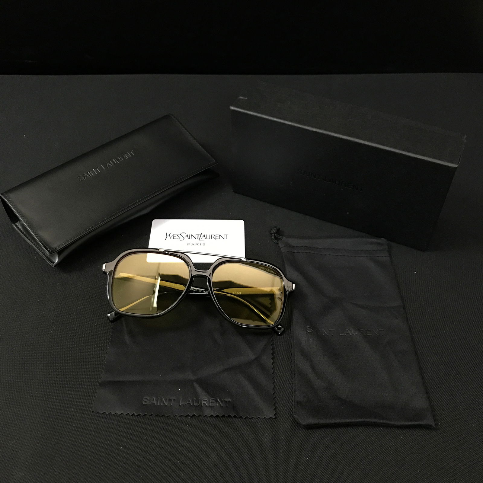 BNIB YVES SAINT LAURANT SUNGLASES WITH ACCESSORIES: Prices are in Canadian dollars