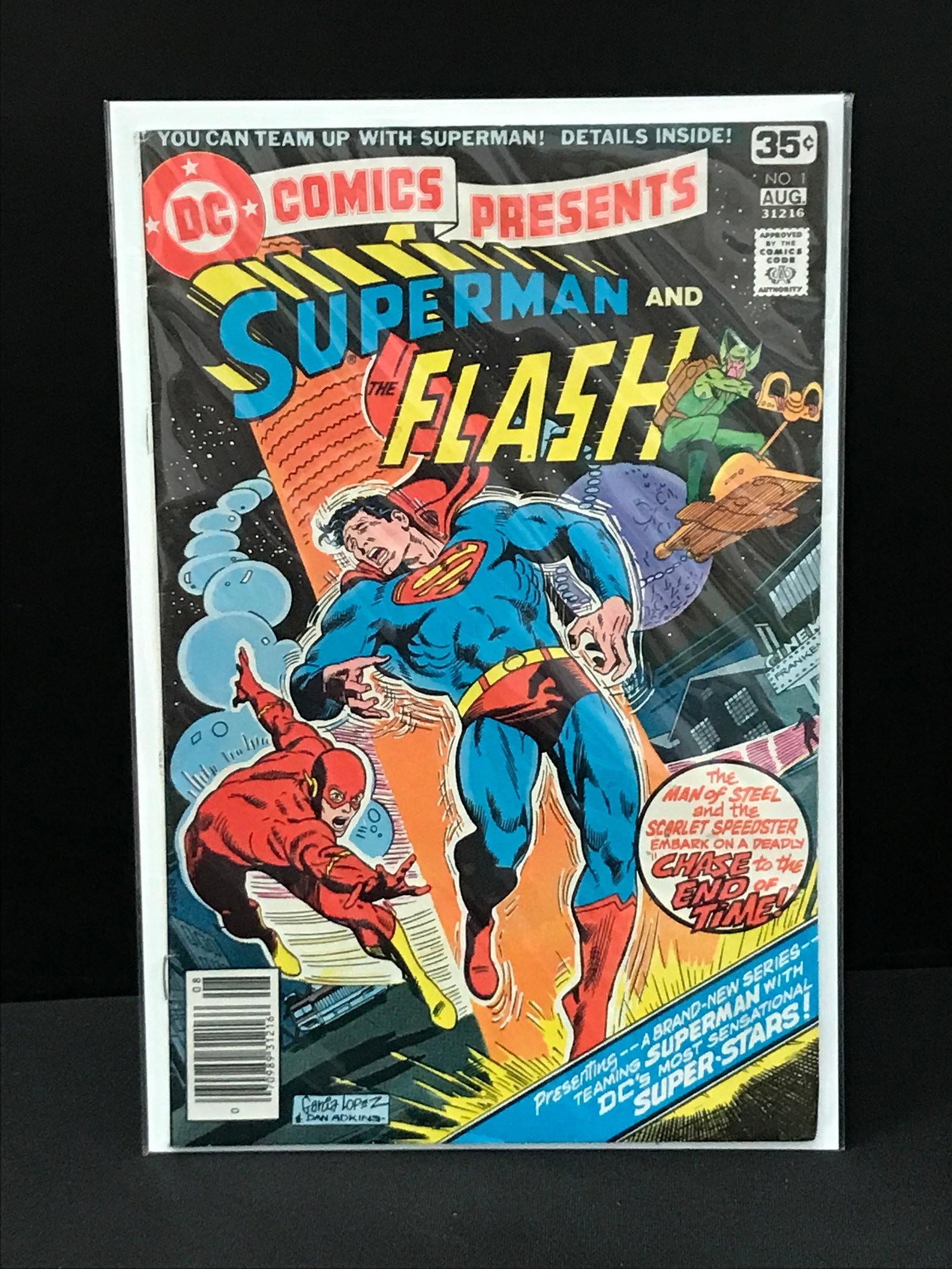 DC COMICS  NO.1 SUPERMAN AND FLASH (1 of 1)