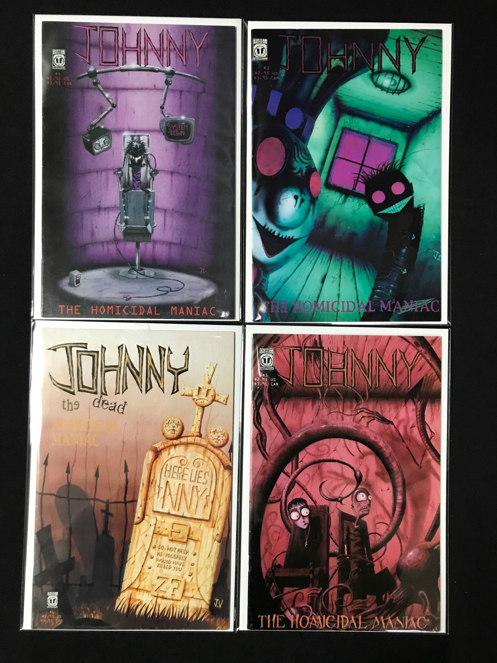 LOT OF 4 JOHNNY COMICS (SLG COMICS) (1 of 1)