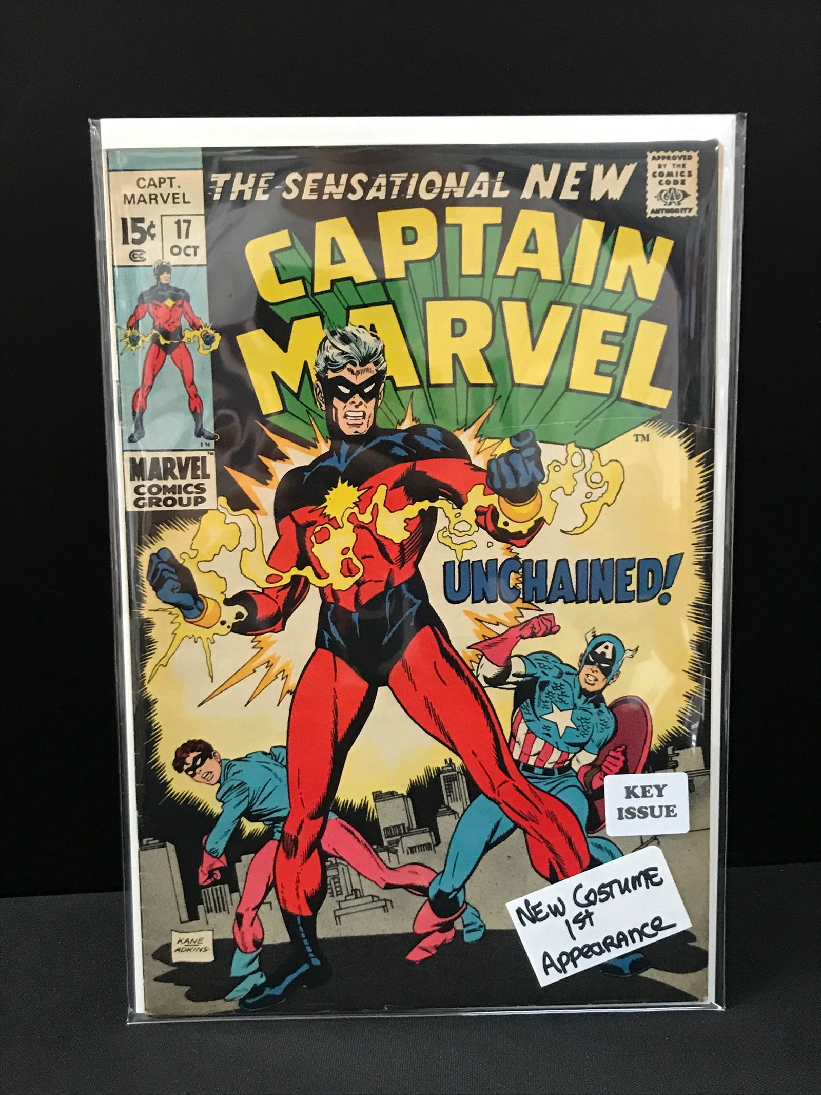 MARVEL COMICS NO.17 CAPTAIN MARVEL (1 of 1)
